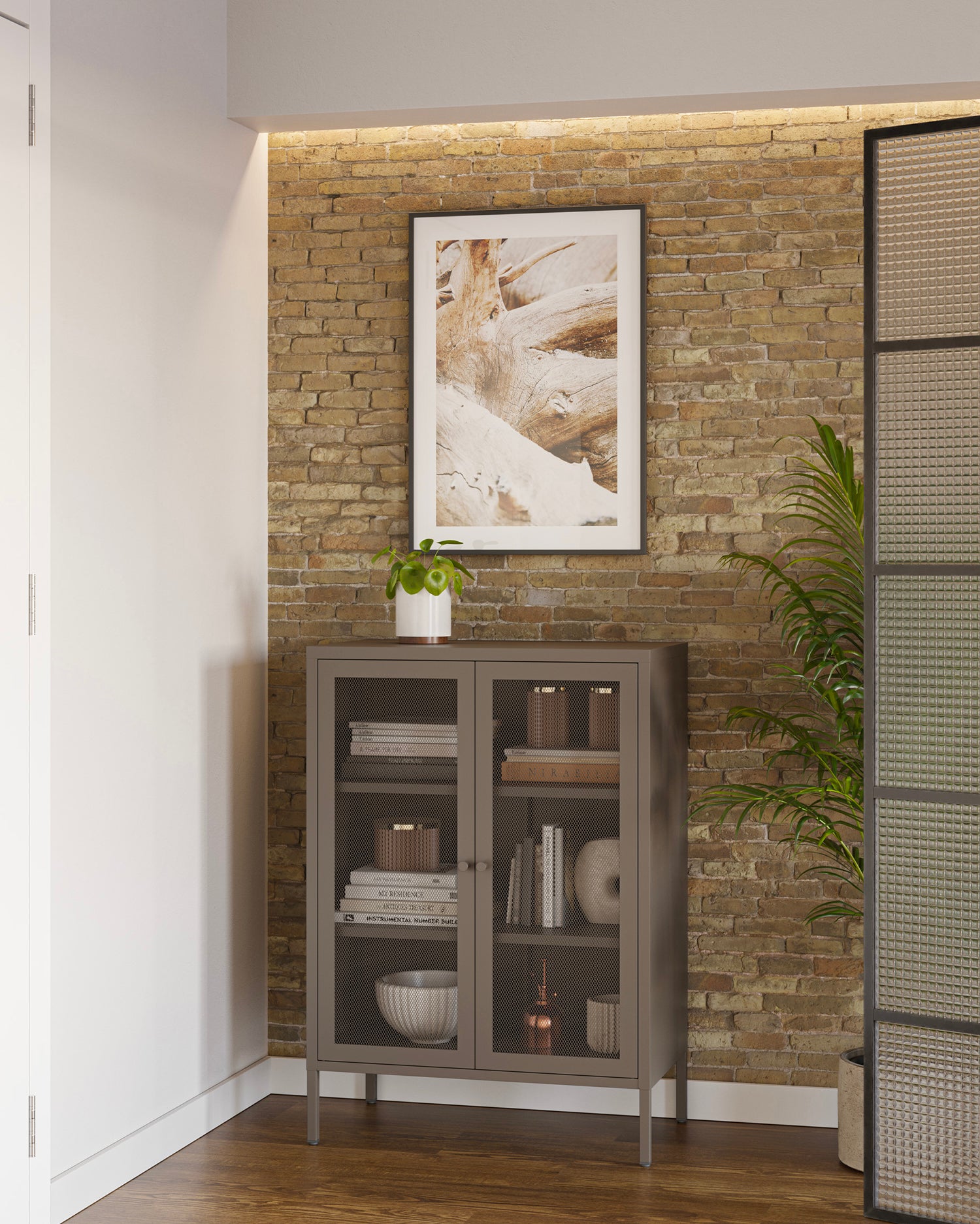 Credenza in metallo Fayna