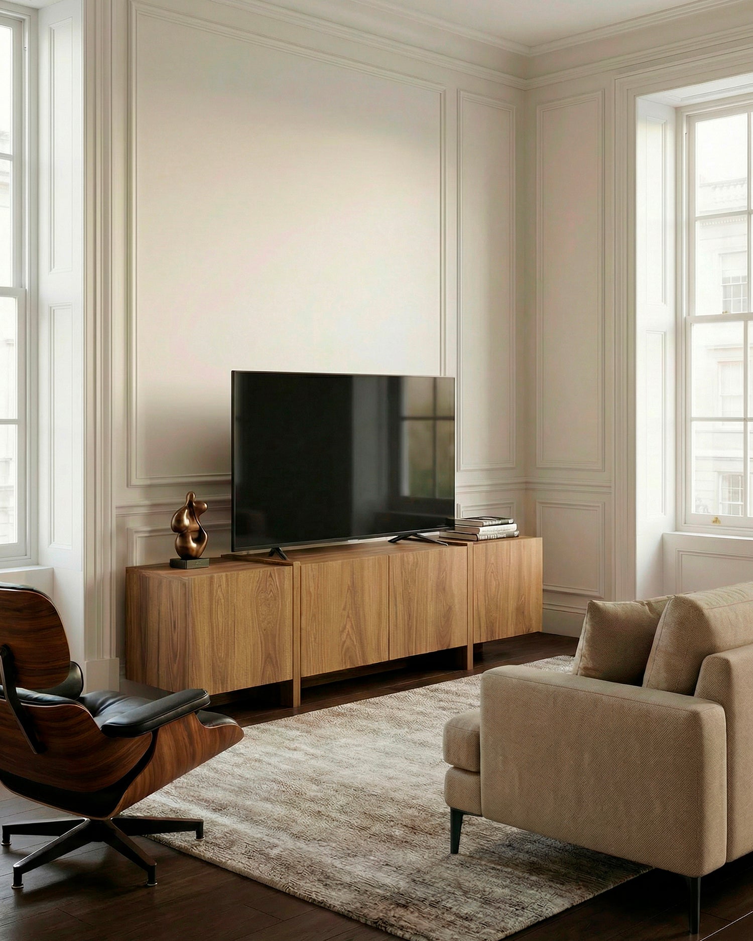 Mobile TV effetto legno Volia