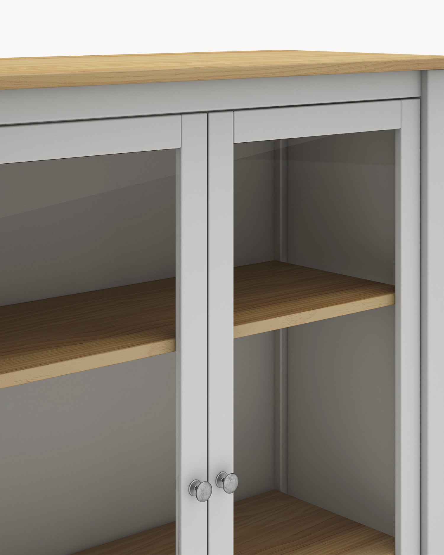Vetrina in legno Misti - Legno/Vetro