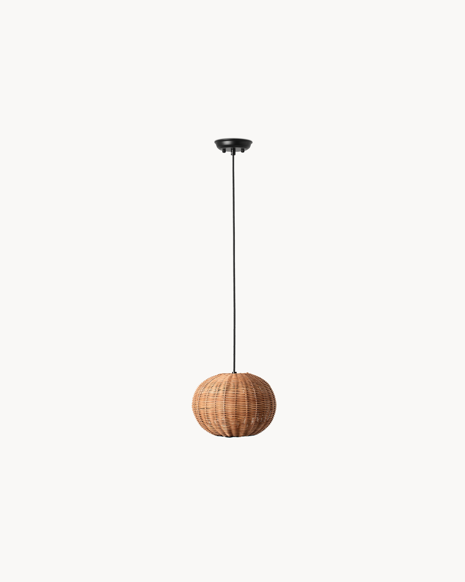 Lampada a sospensione in rattan Haka