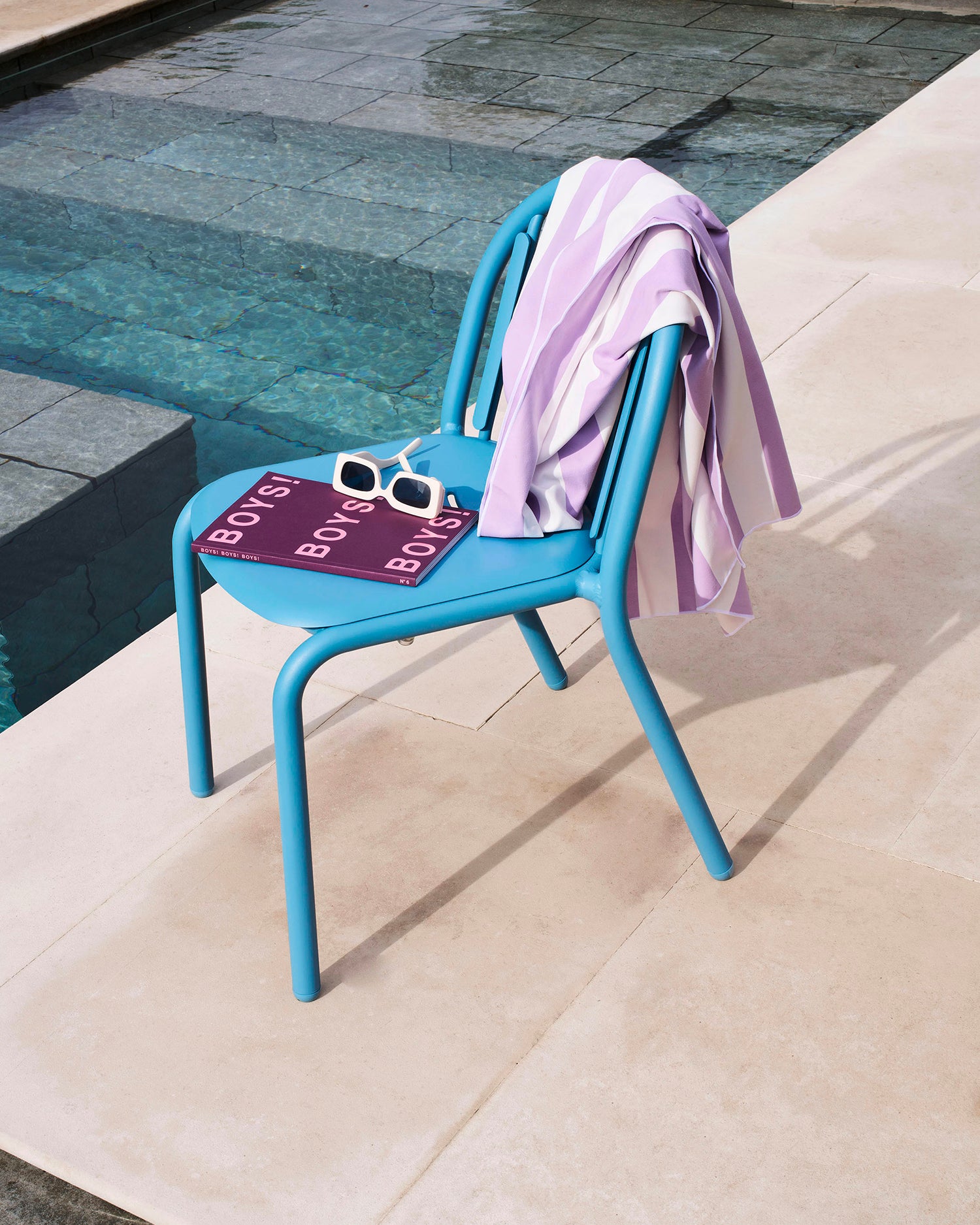 Set 2 sedie in alluminio da esterno Fred's