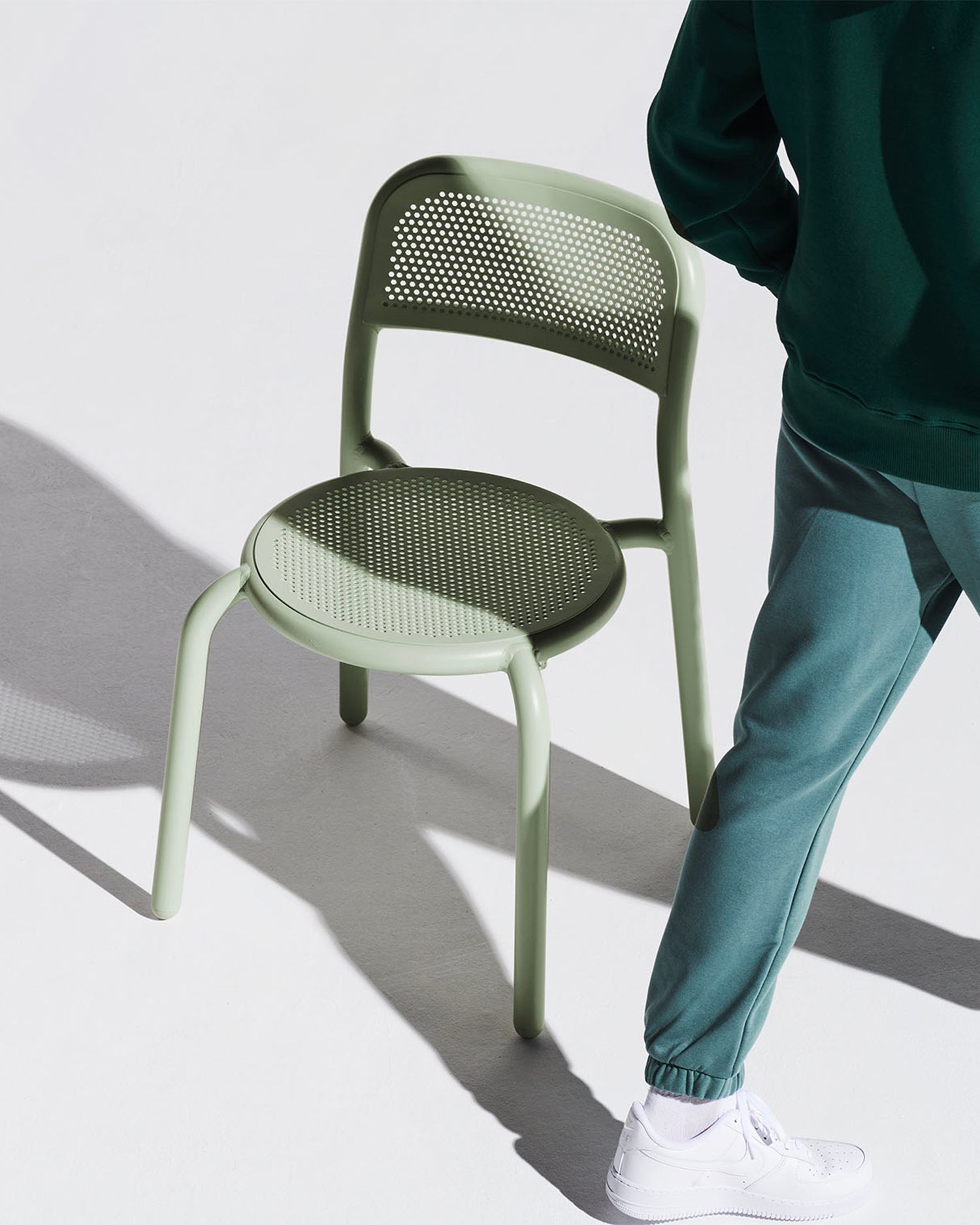 Set 2 sedie in alluminio da esterno Toní