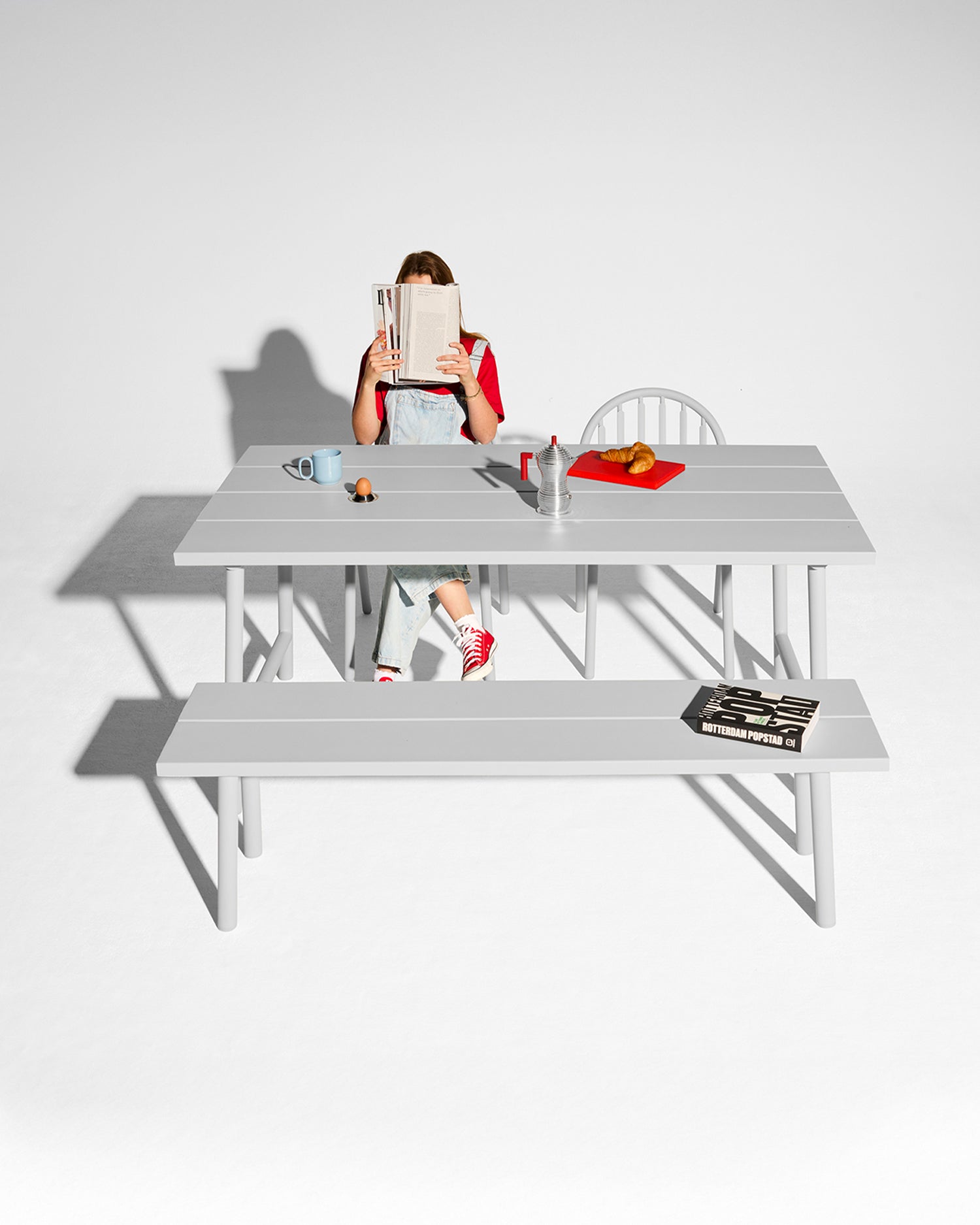 Tavolo rettangolare in alluminio da esterno Fred's