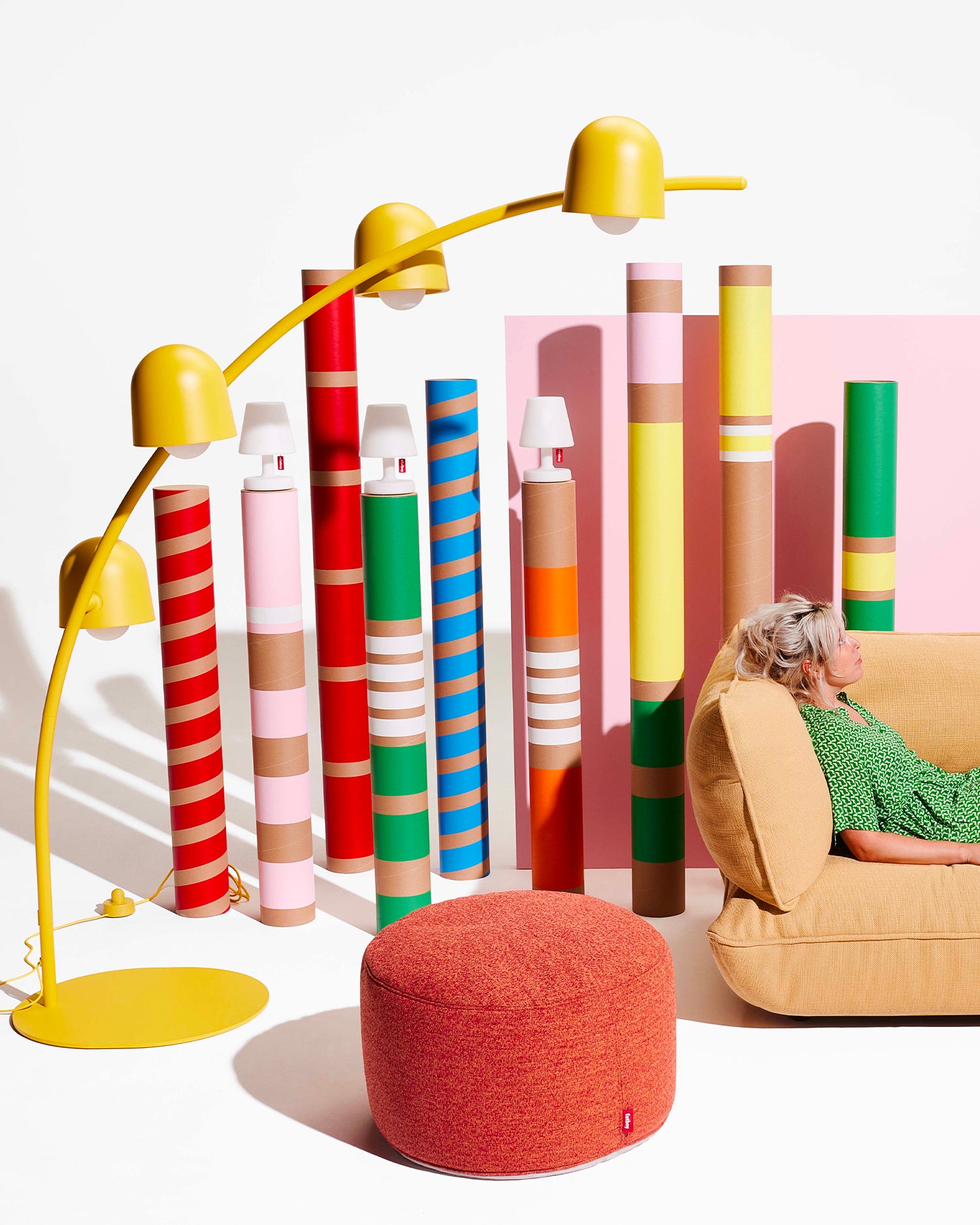 Lampada da terra ad arco Big Lebow