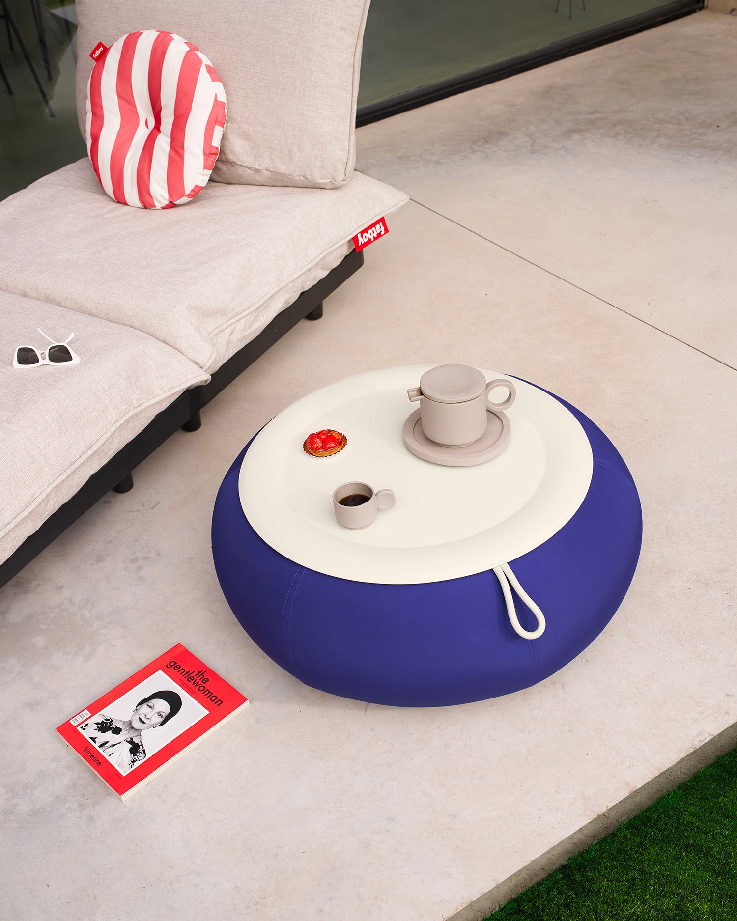 Tavolino gonfiabile da esterno Dumpty