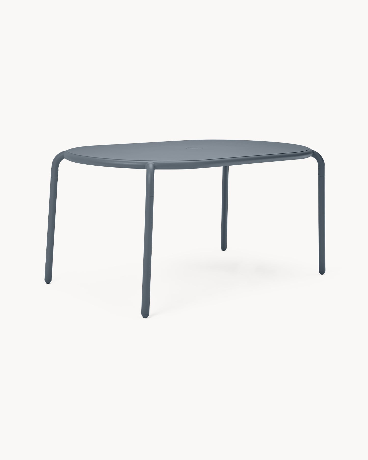 Tavolo ovale in alluminio da esterno Toní