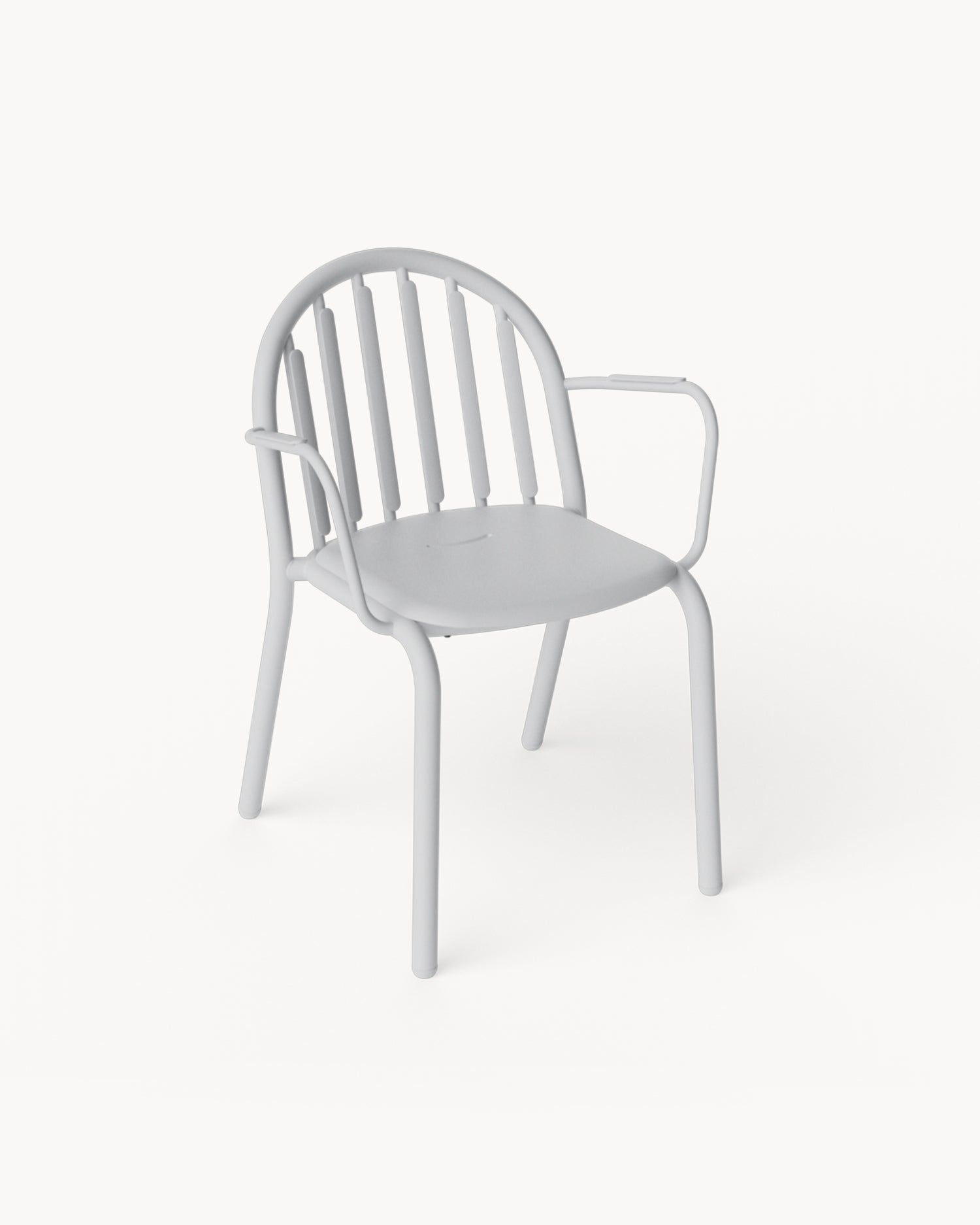 Set 2 sedie con braccioli in alluminio da esterno Fred's