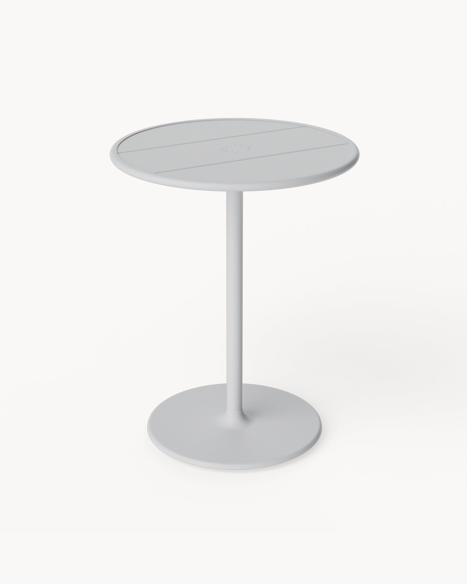 Tavolo rotondo in alluminio da esterno Fred's Bistreau