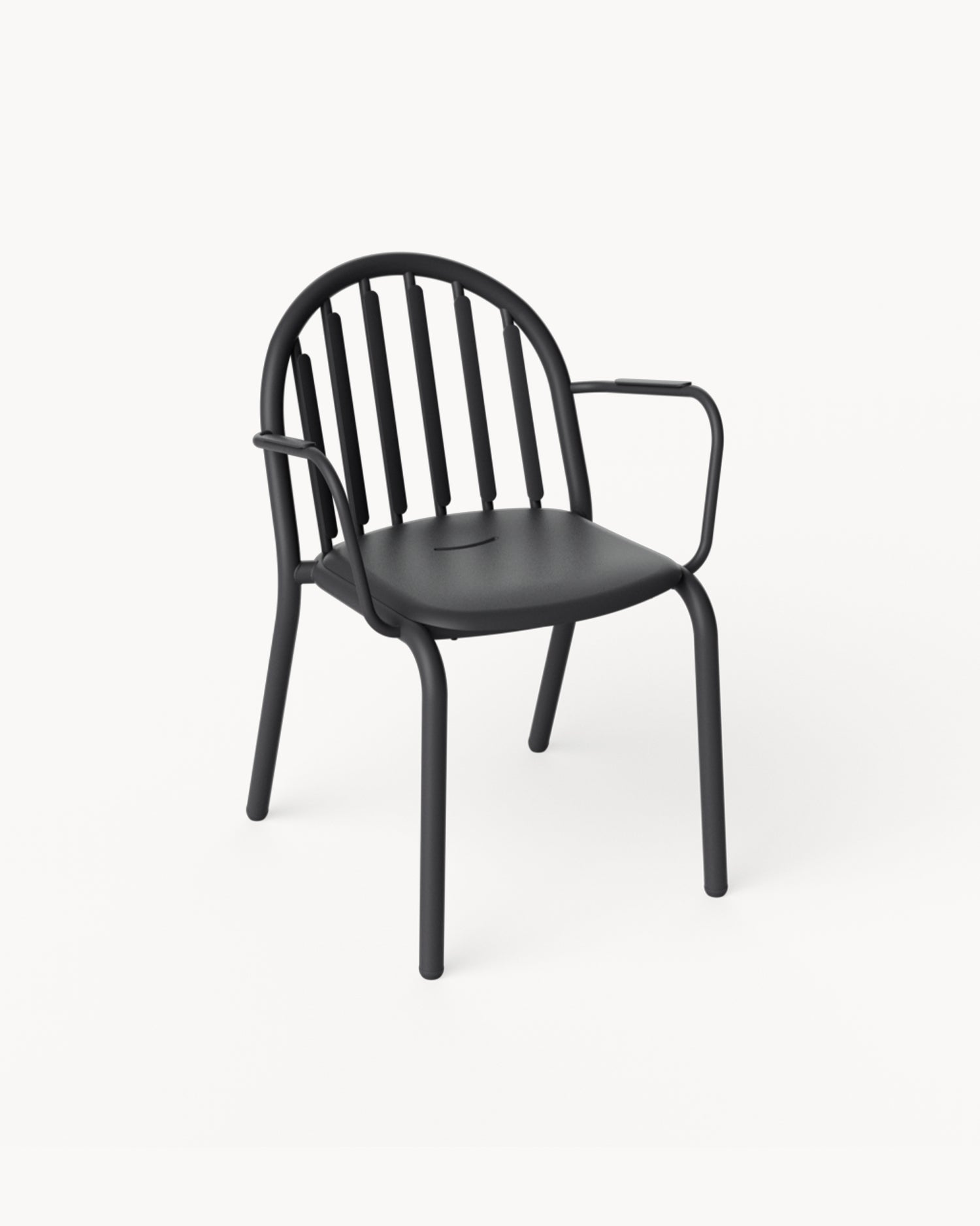 Set 2 sedie con braccioli in alluminio da esterno Fred's