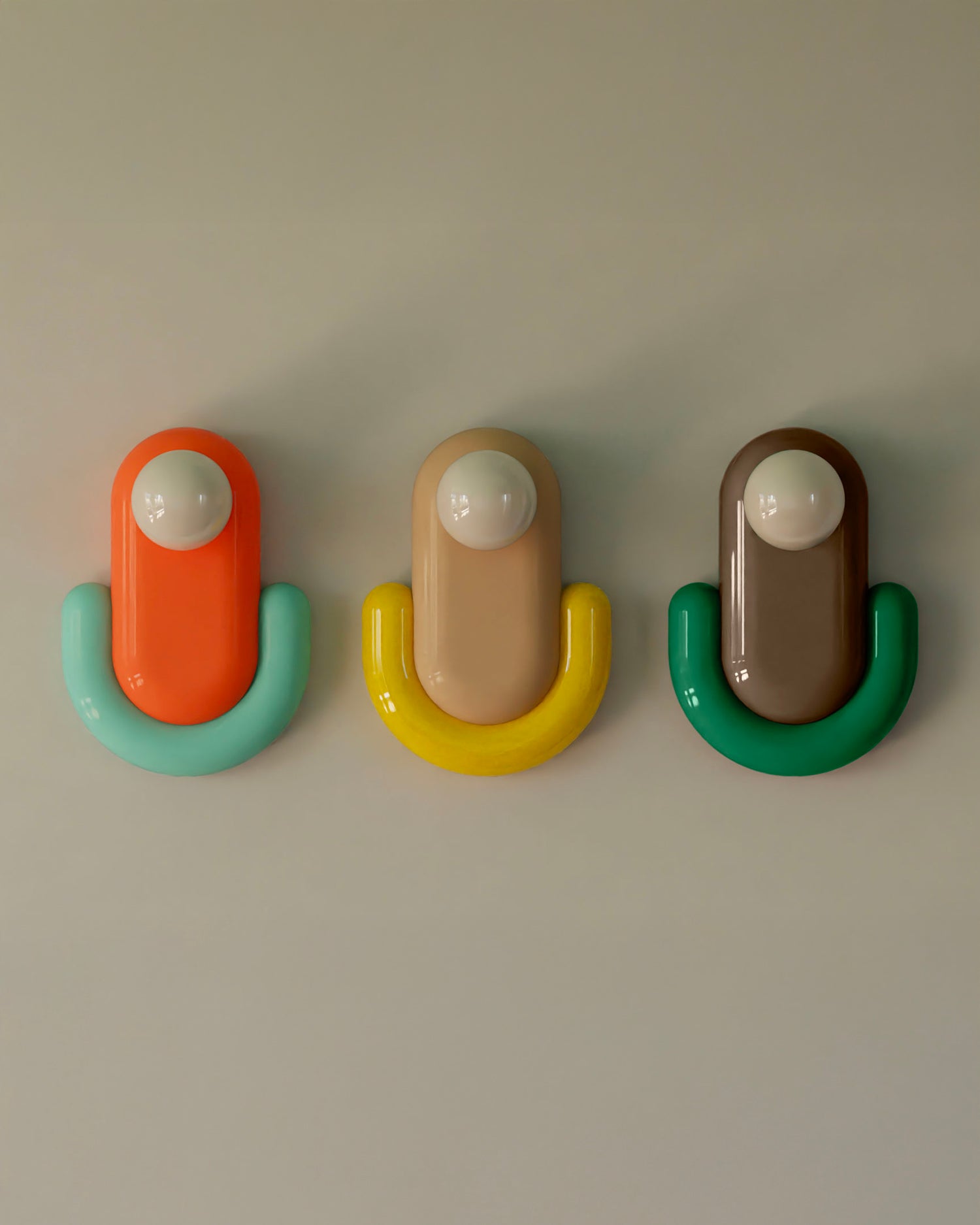 Lampada da parete in ceramica Ecleir