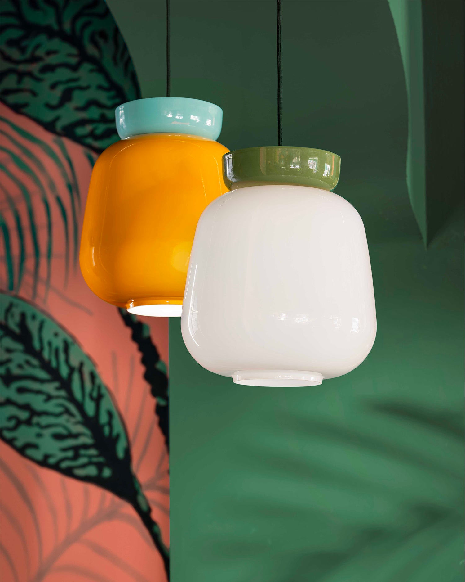 Lampada a sospensione in ceramica Corcovado