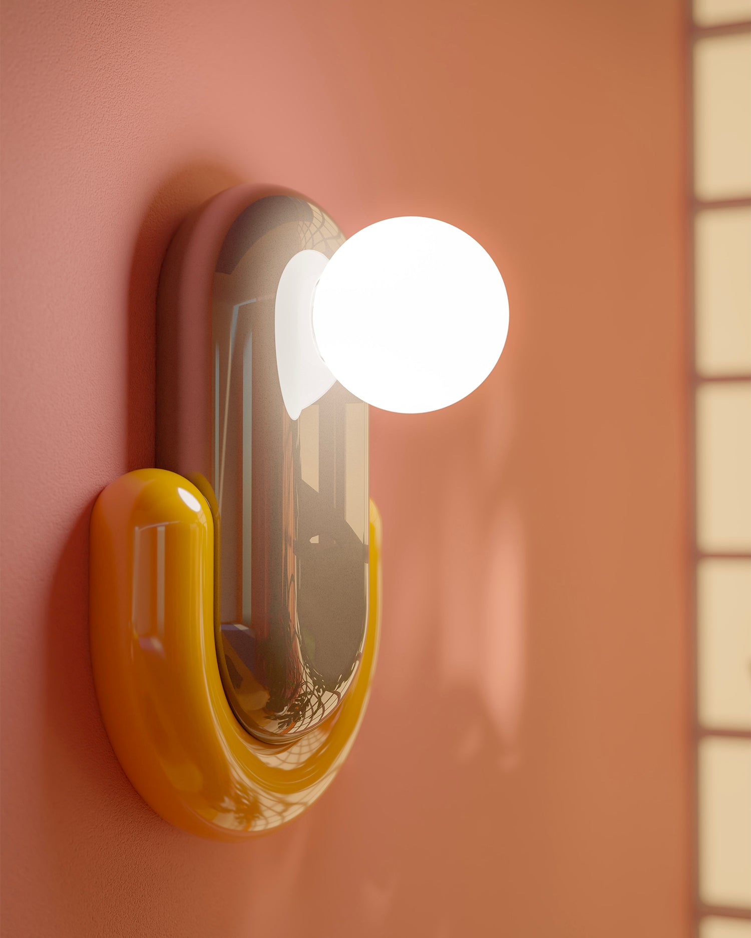 Lampada da parete in ceramica Ecleir