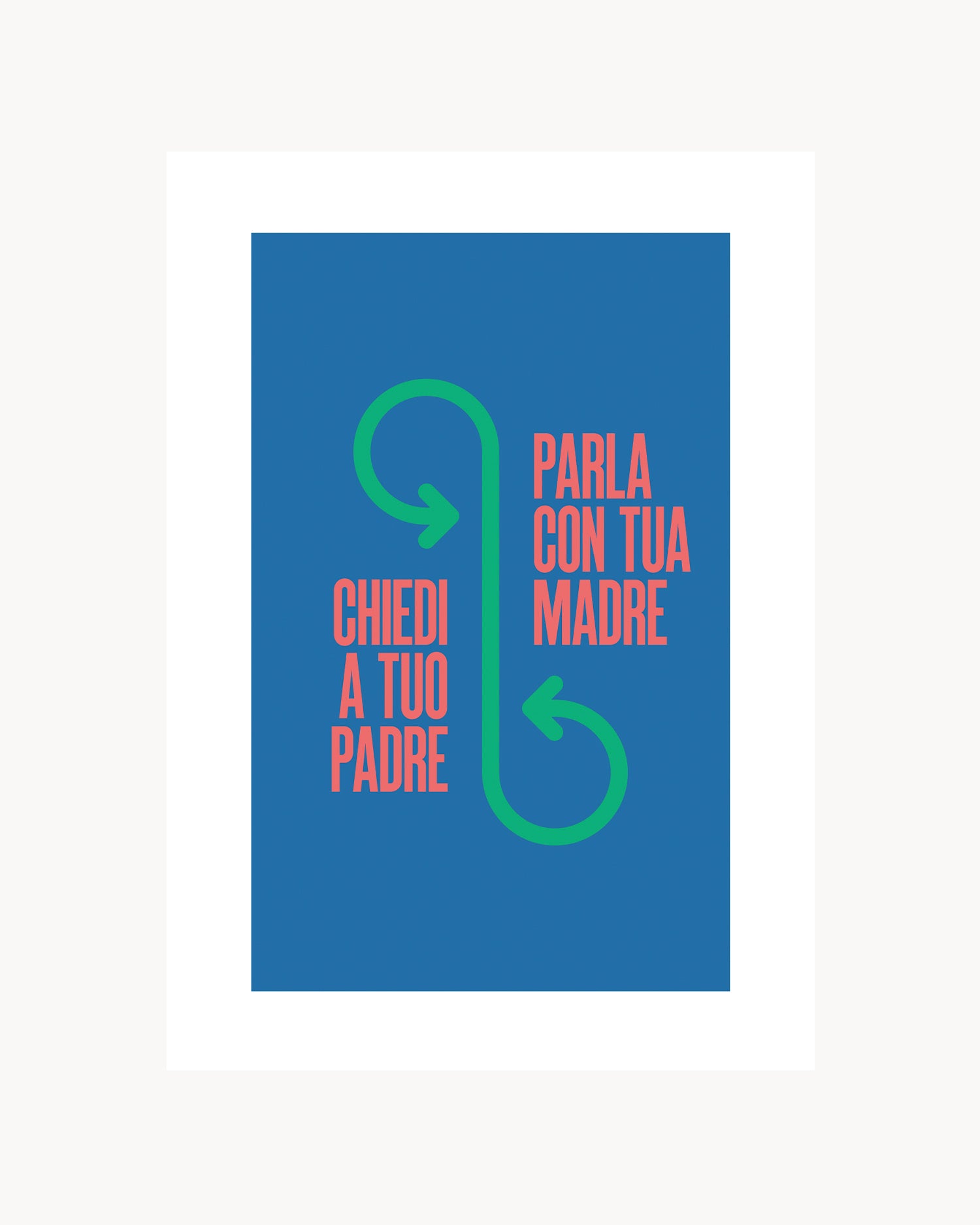 Poster Parla con tua madre <-> Chiedi a tuo padre