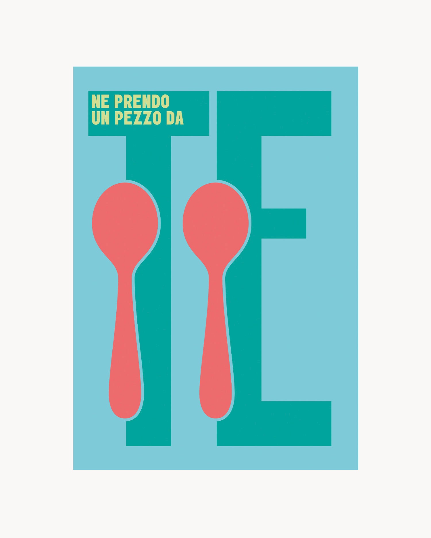 Poster Ne prendo un pezzo da te