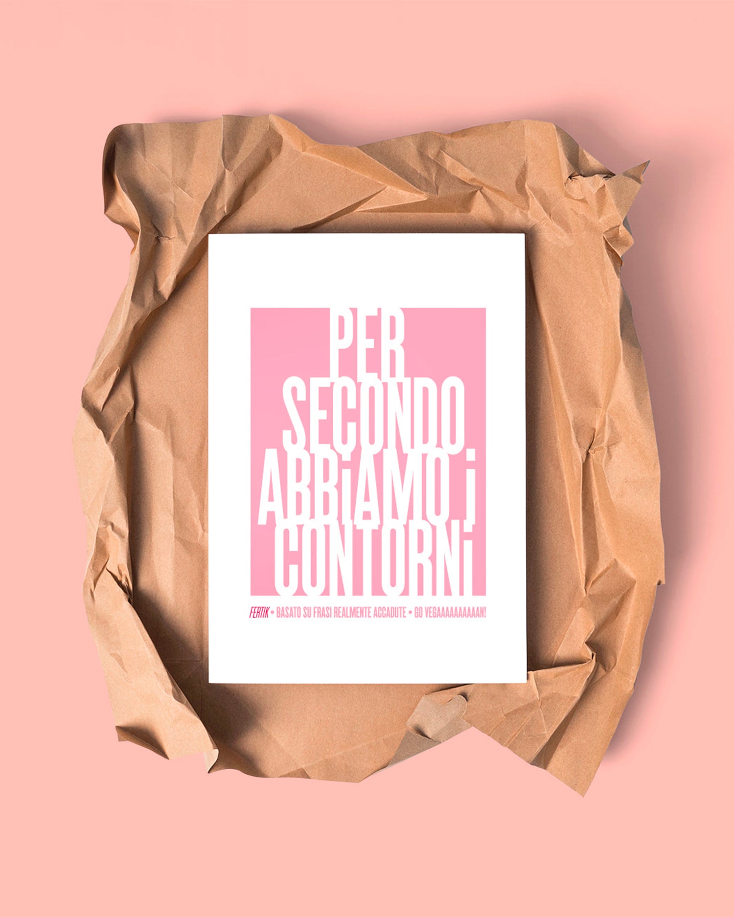 Poster Per secondo abbiamo i contorni