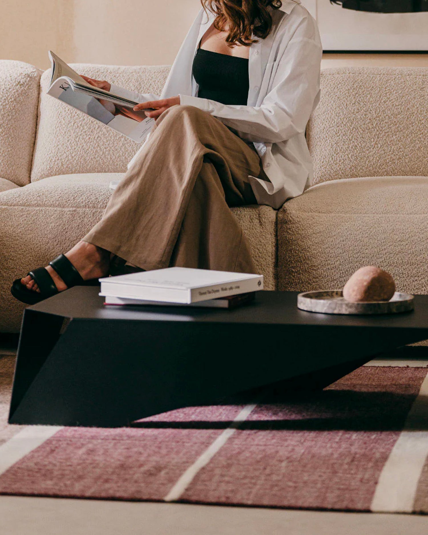 Tavolino da salotto in metallo Barcelona