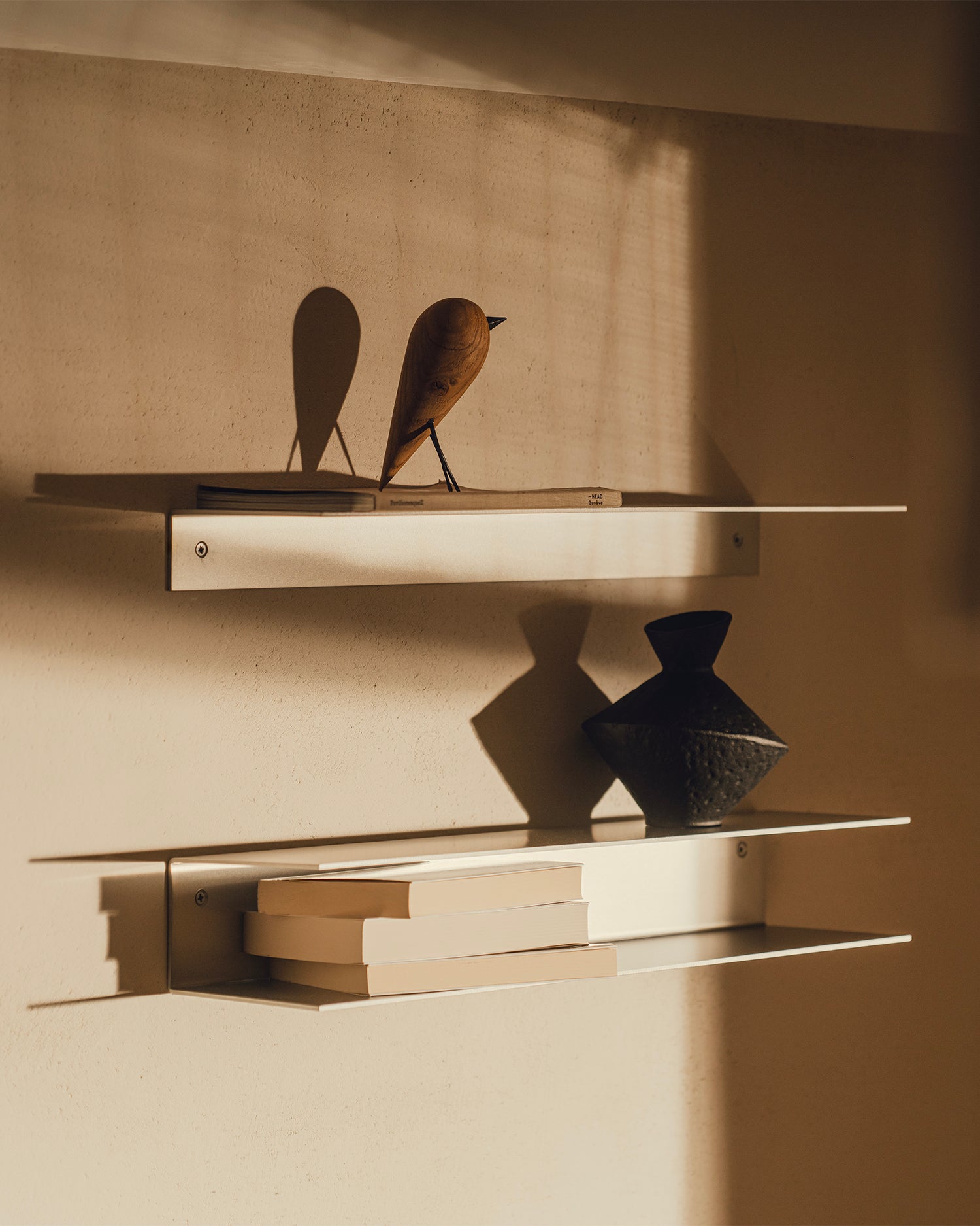 Mensola a C in alluminio Raww