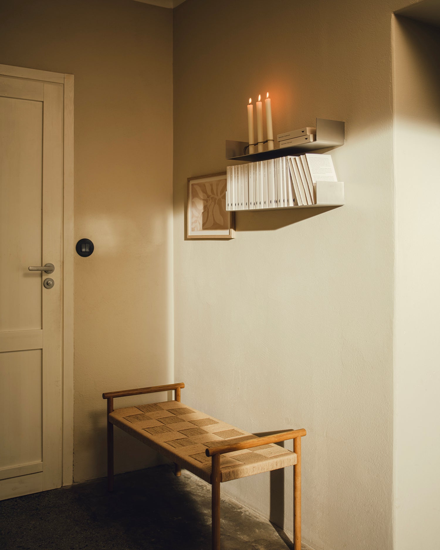 Mensola a U in alluminio Raww