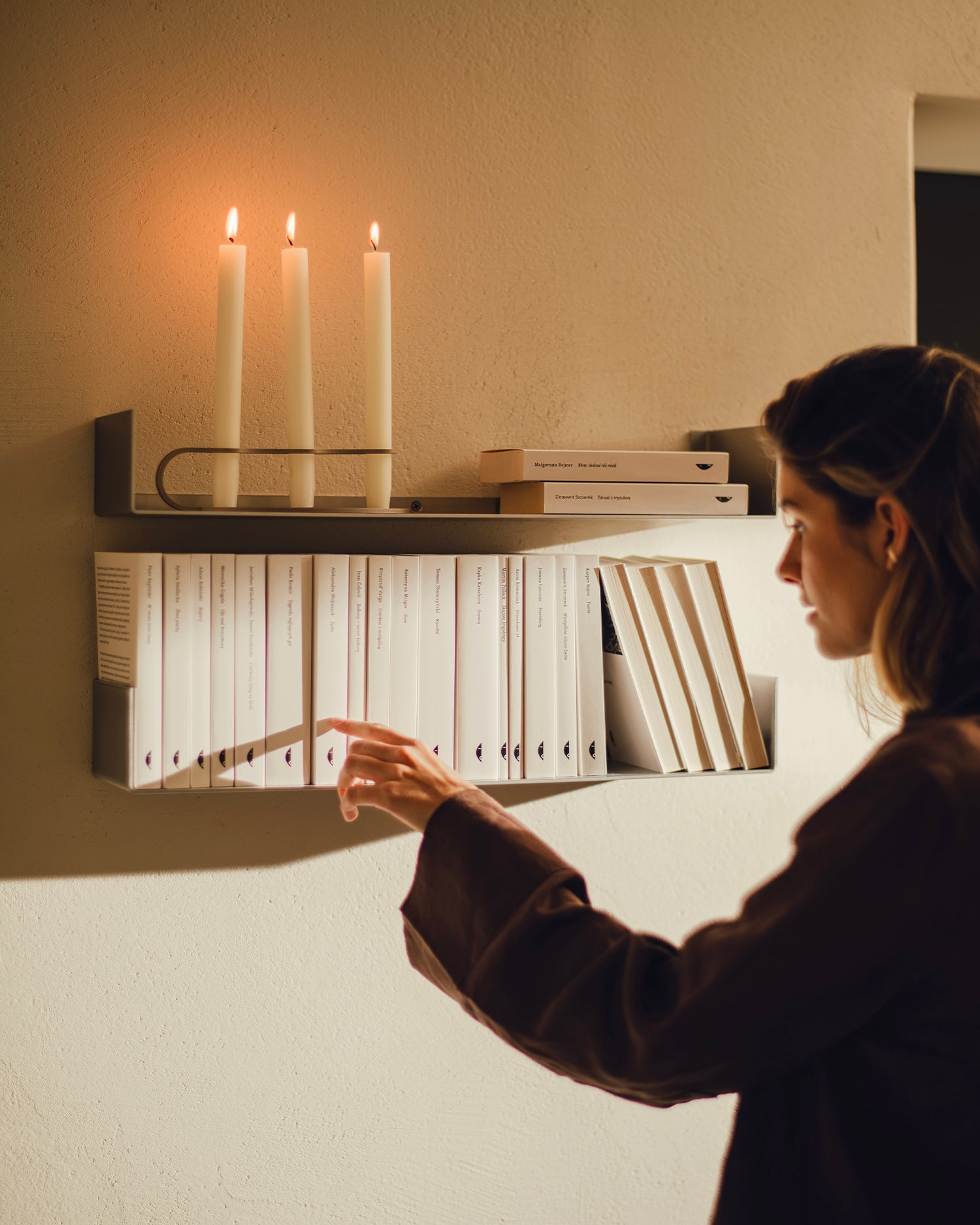 Mensola a U in alluminio Raww