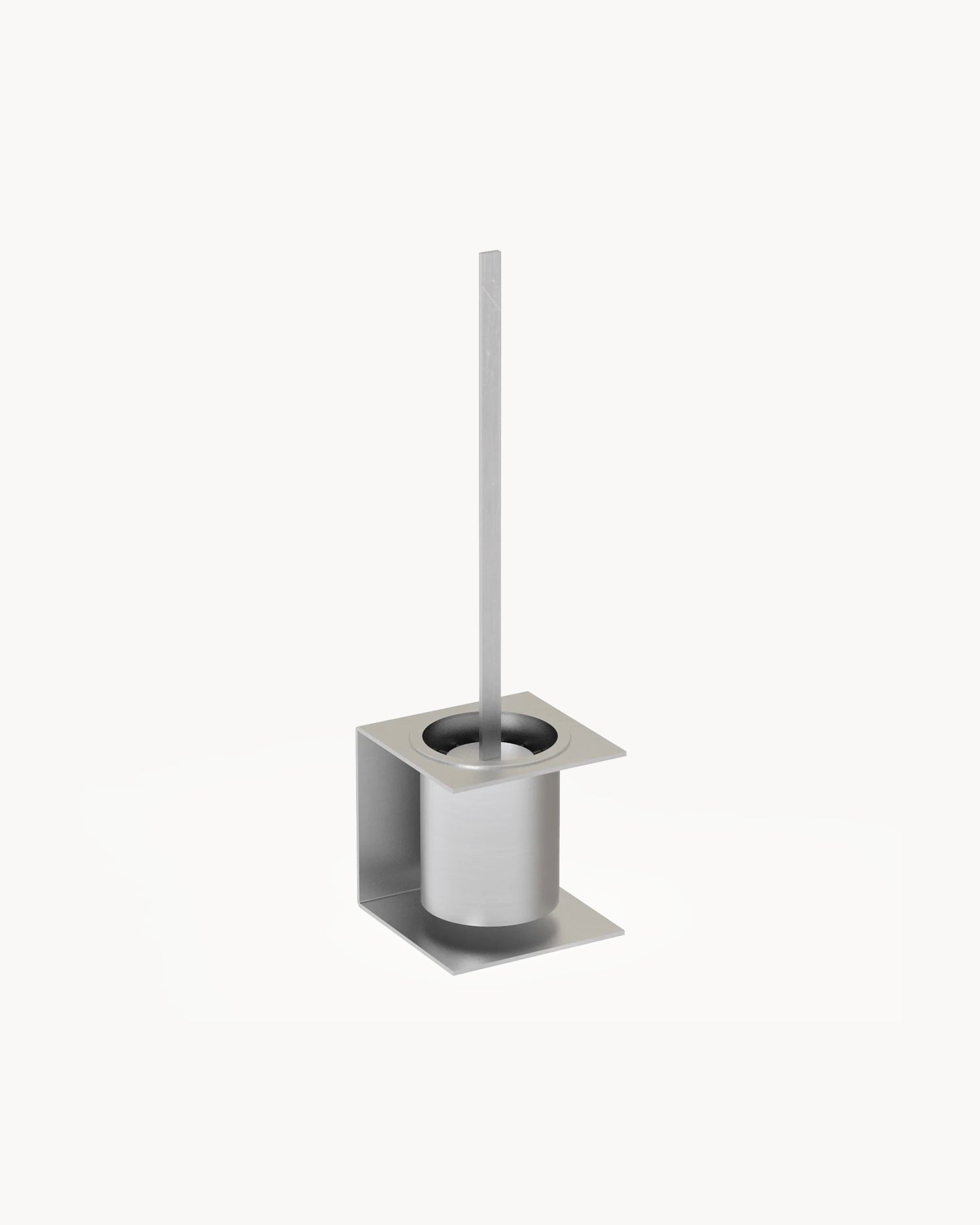 Portascopino bagno in alluminio Raww