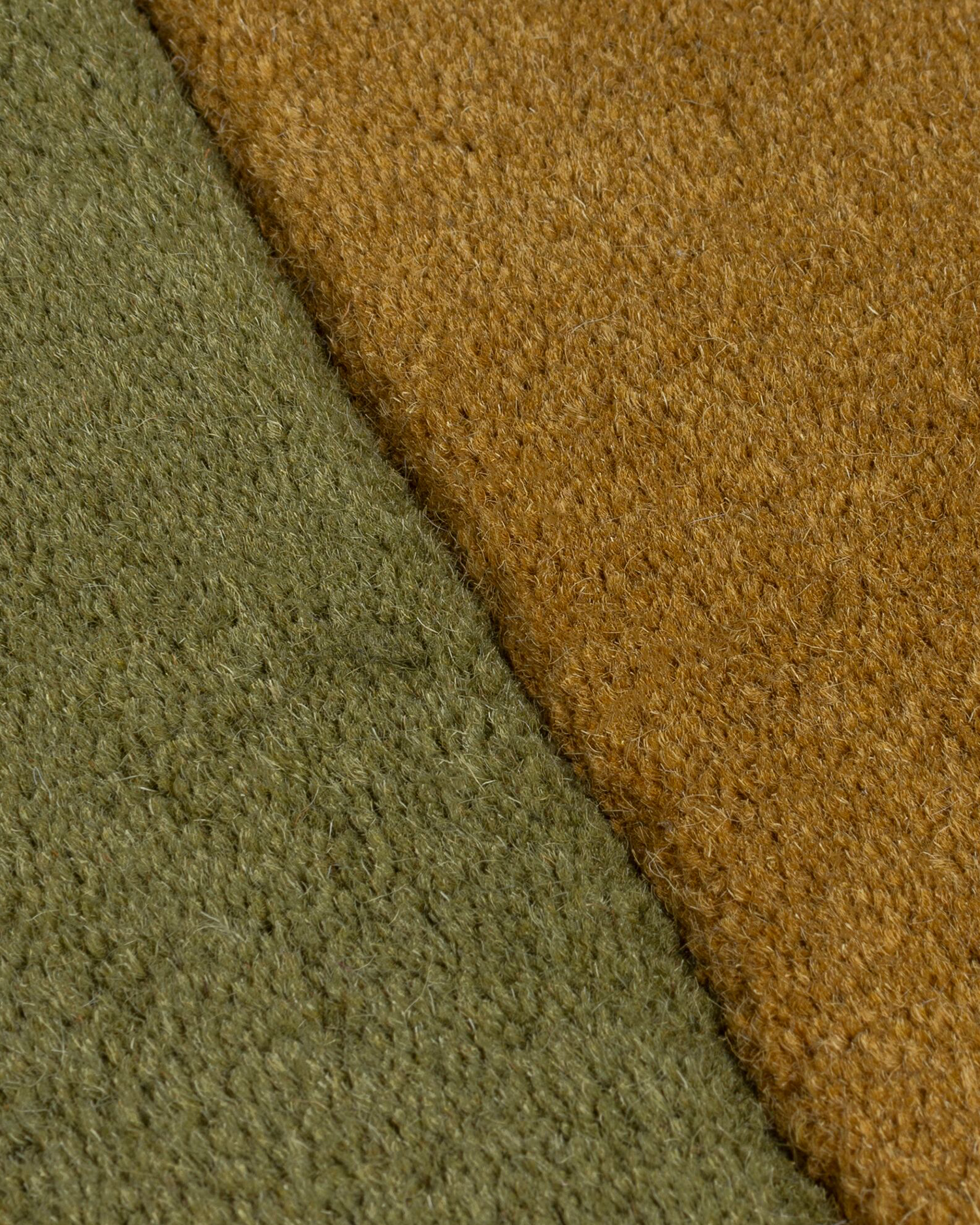 Tappeto in lana astratto Lozenge, multicolore verde