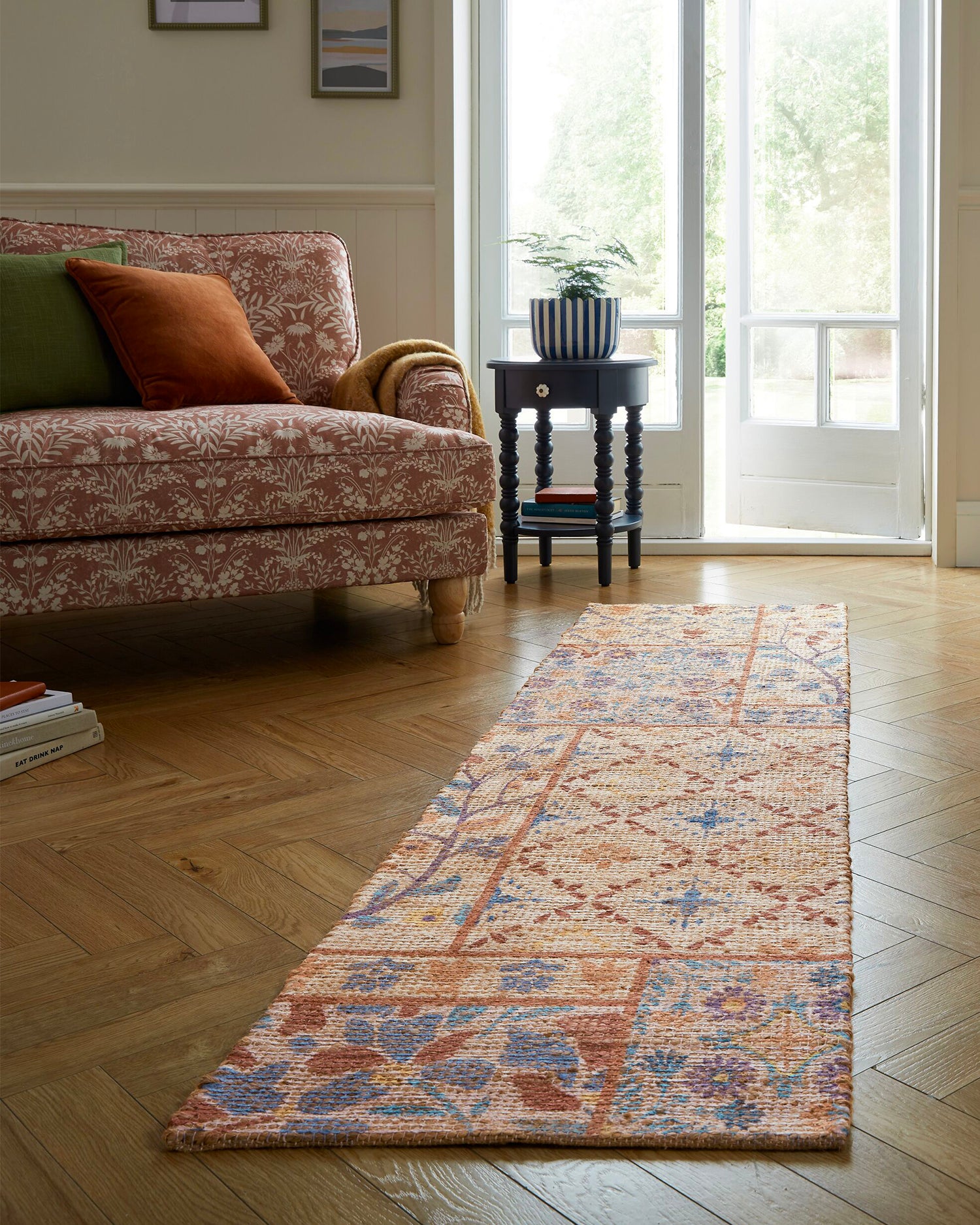 Runner patchwork in juta Taylor