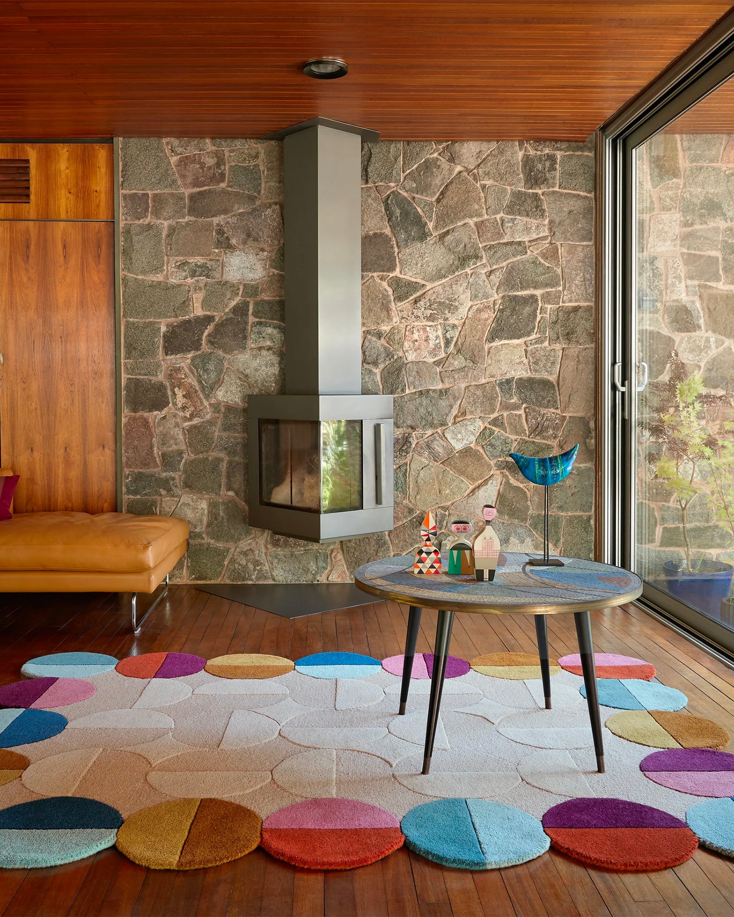 Tappeto fatto a mano in lana Mia Textured