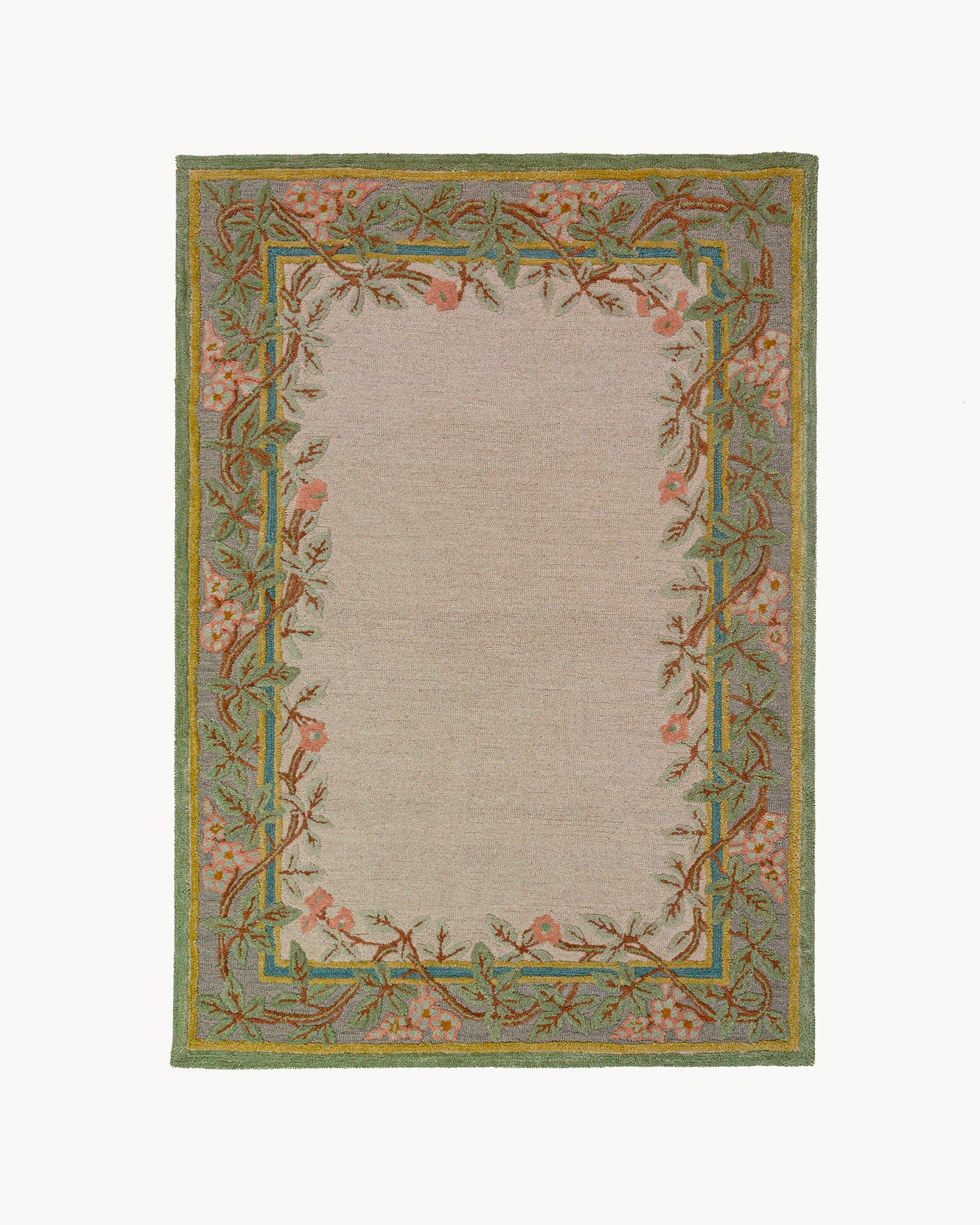 Tappeto fatto a mano in lana Verona Floral