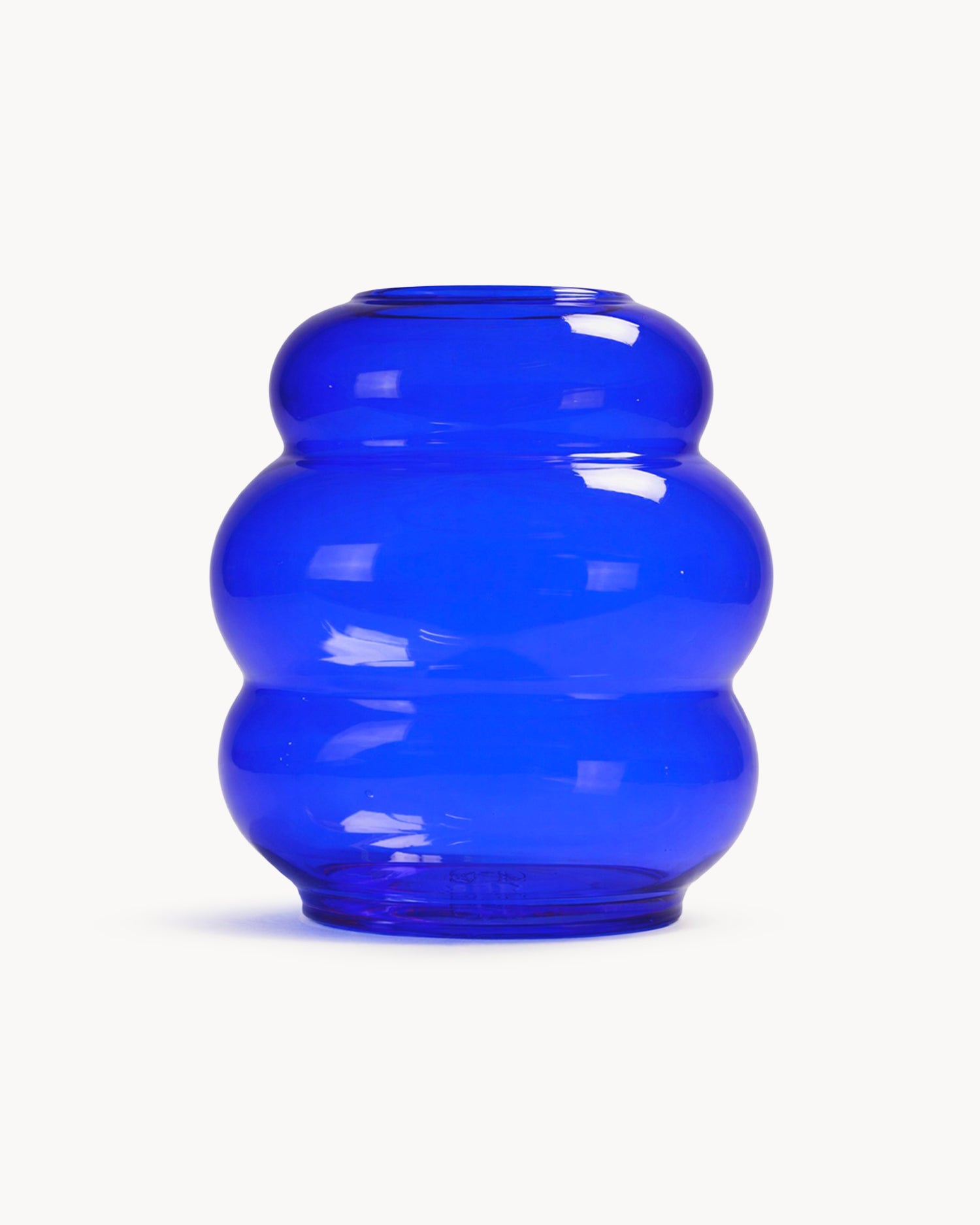 Vaso in cristallo realizzato a mano Muse