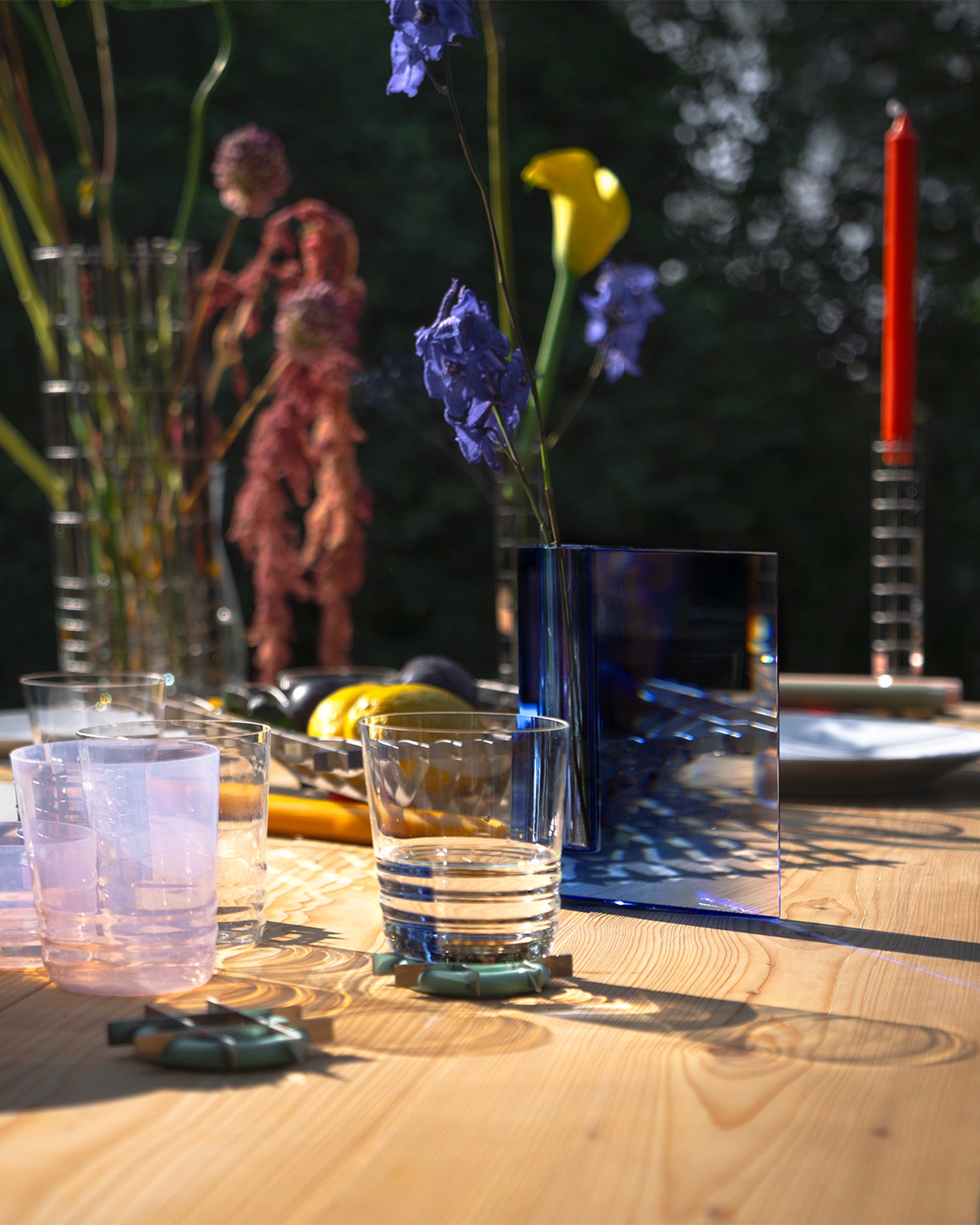 Vaso in cristallo realizzato a mano Wedge
