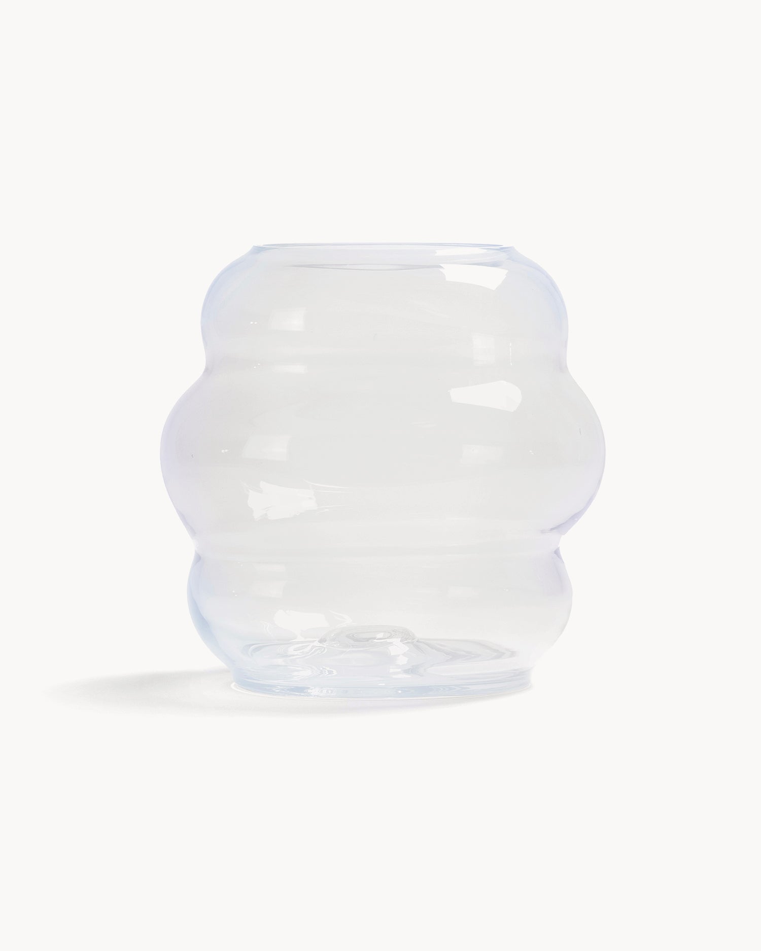 Vaso in cristallo realizzato a mano Muse