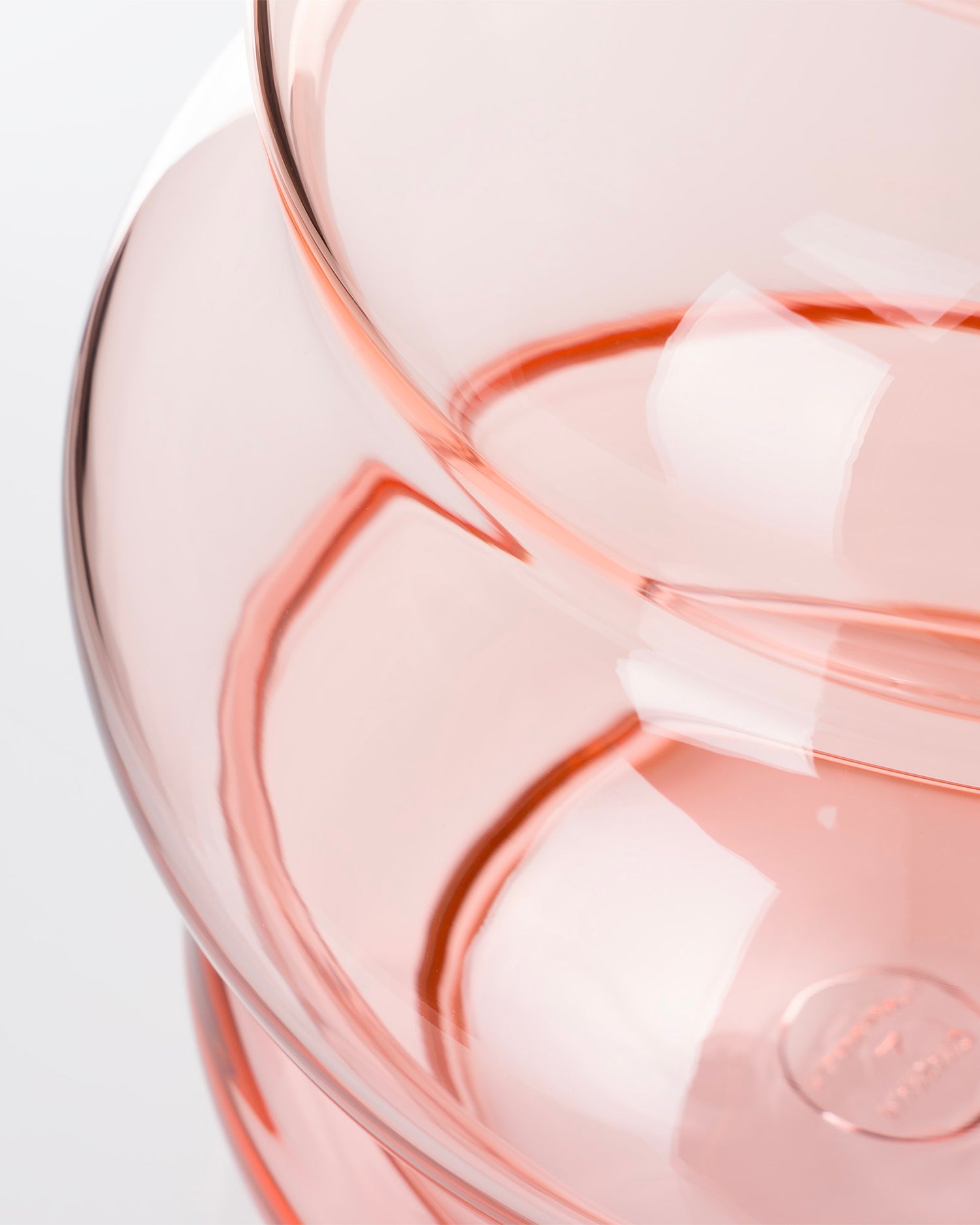 Vaso in cristallo realizzato a mano Muse
