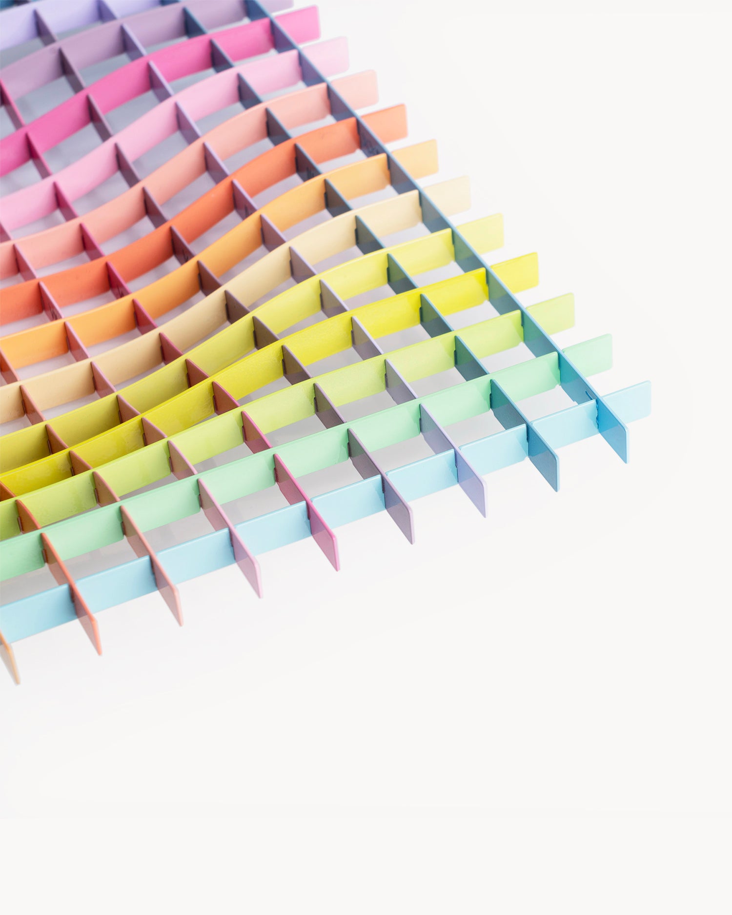 Vassoio in acciaio Gravity, rainbow
