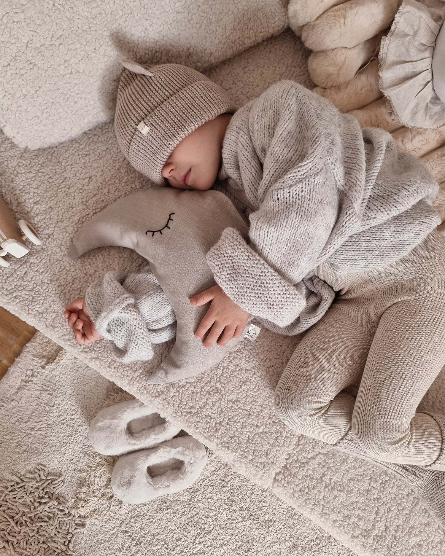 Divano modulare per bambini in teddy