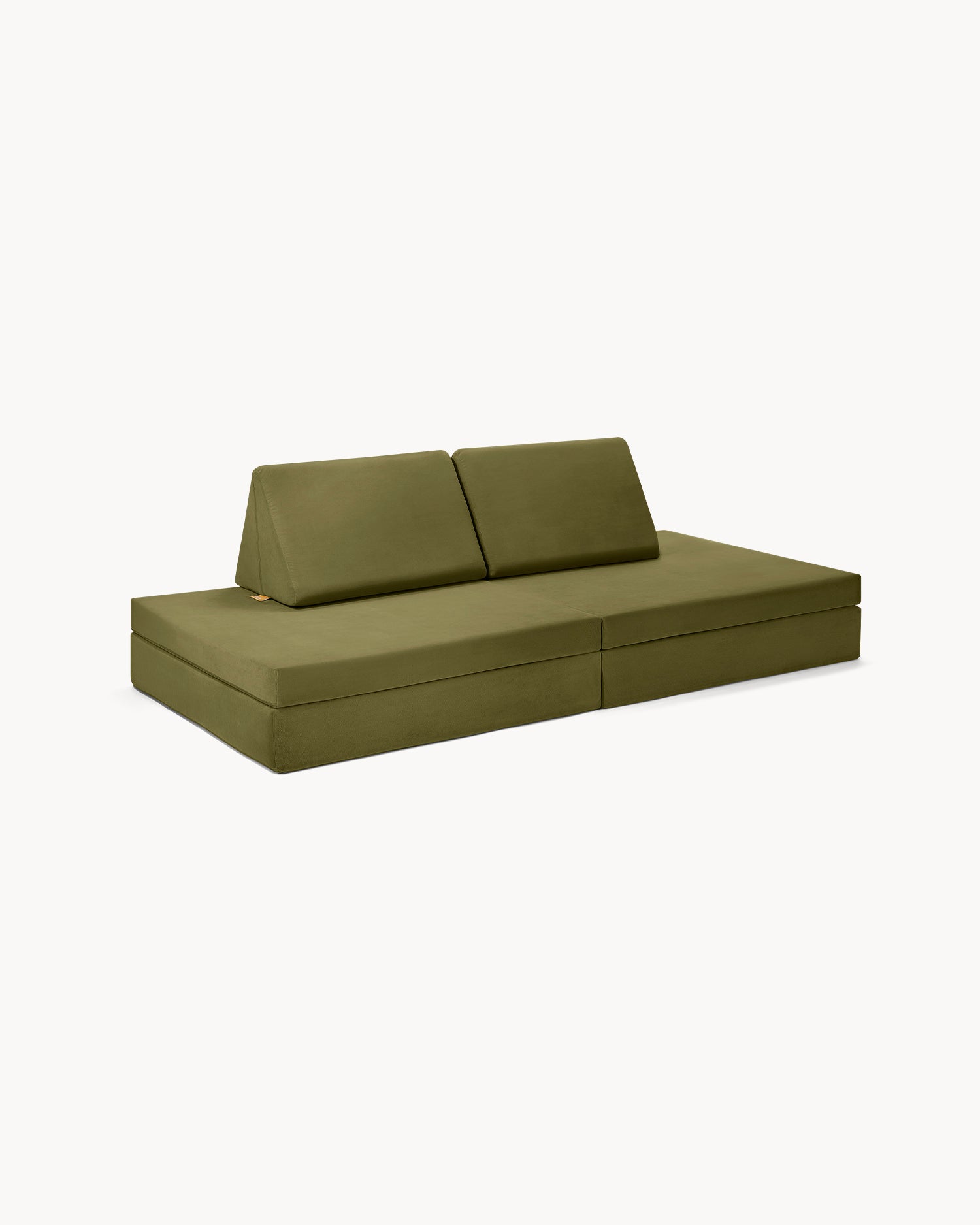 Divano modulare per bambini in velluto