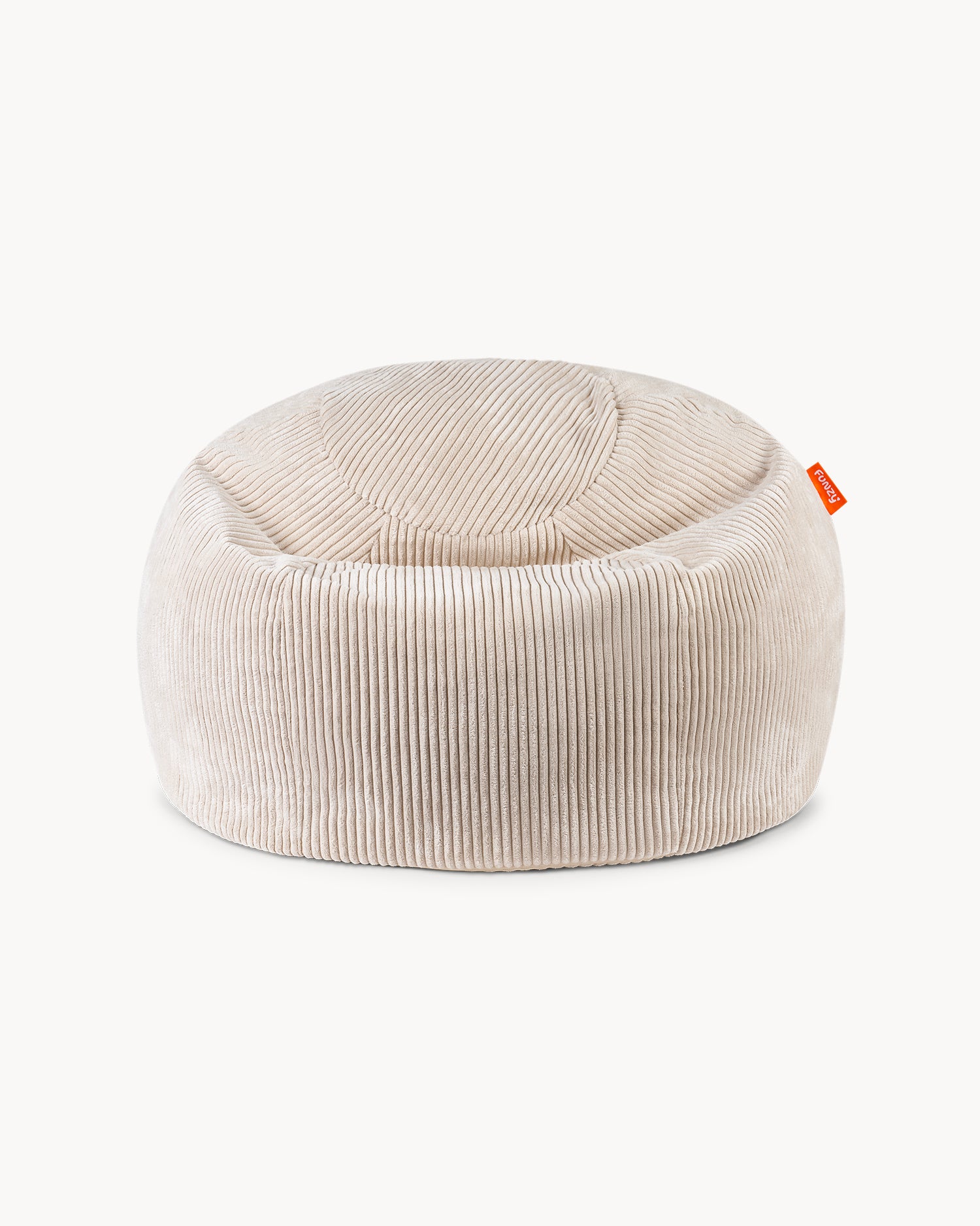 Pouf sacco per bambini in velluto a coste