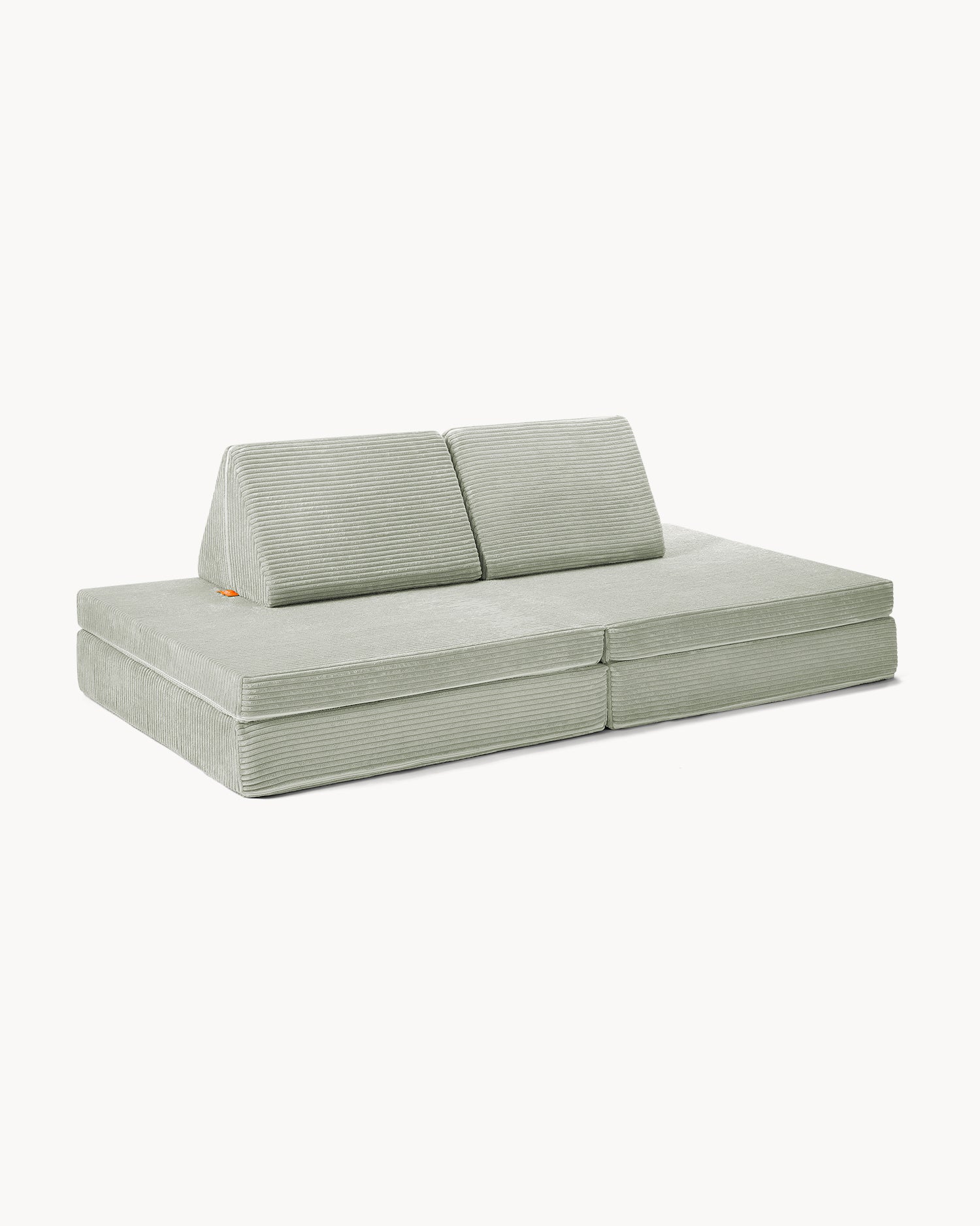 Divano modulare per bambini in velluto a coste