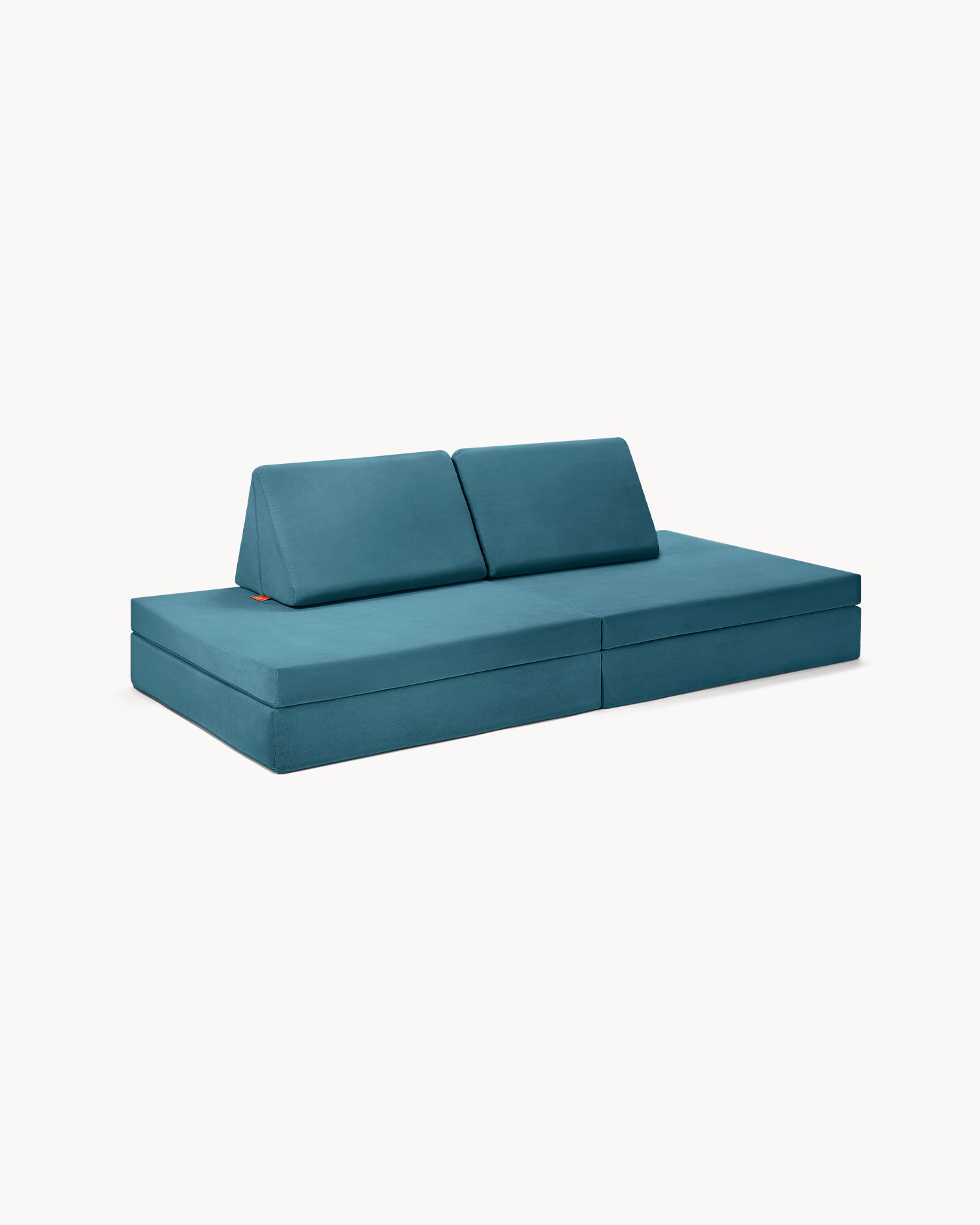 Divano modulare per bambini in velluto