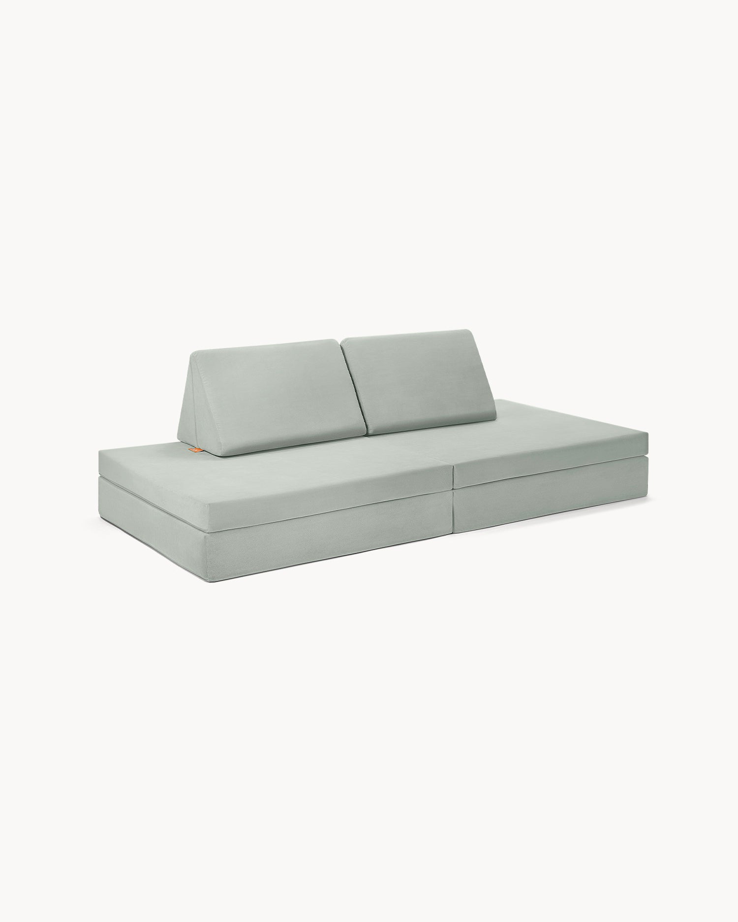 Divano modulare per bambini in velluto