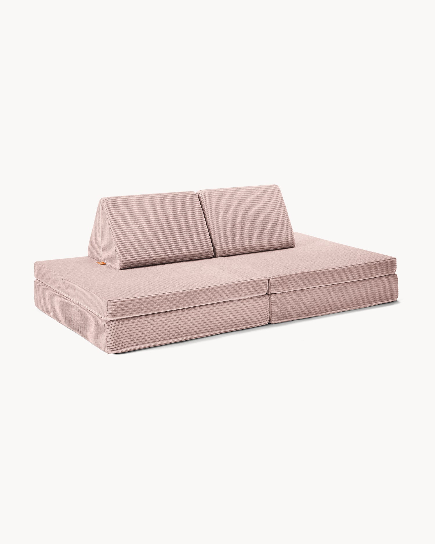 Divano modulare per bambini in velluto a coste