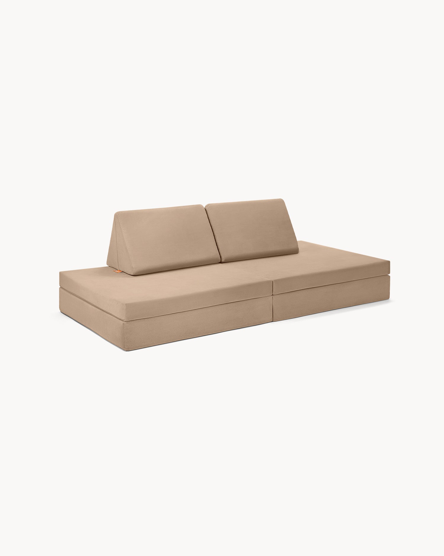 Divano modulare per bambini in velluto