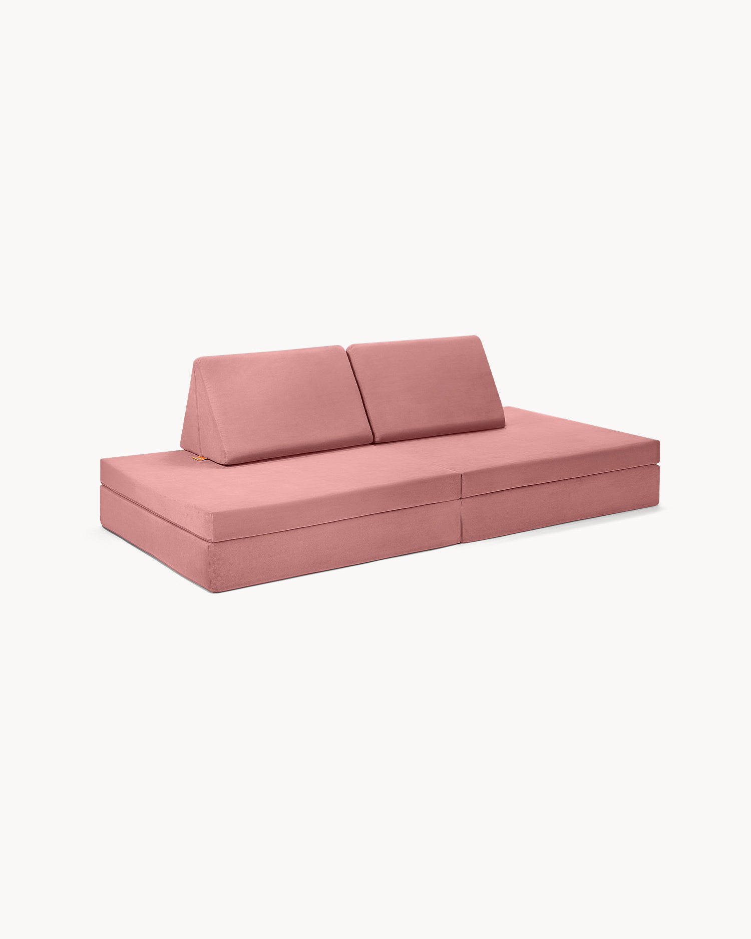 Divano modulare per bambini in velluto