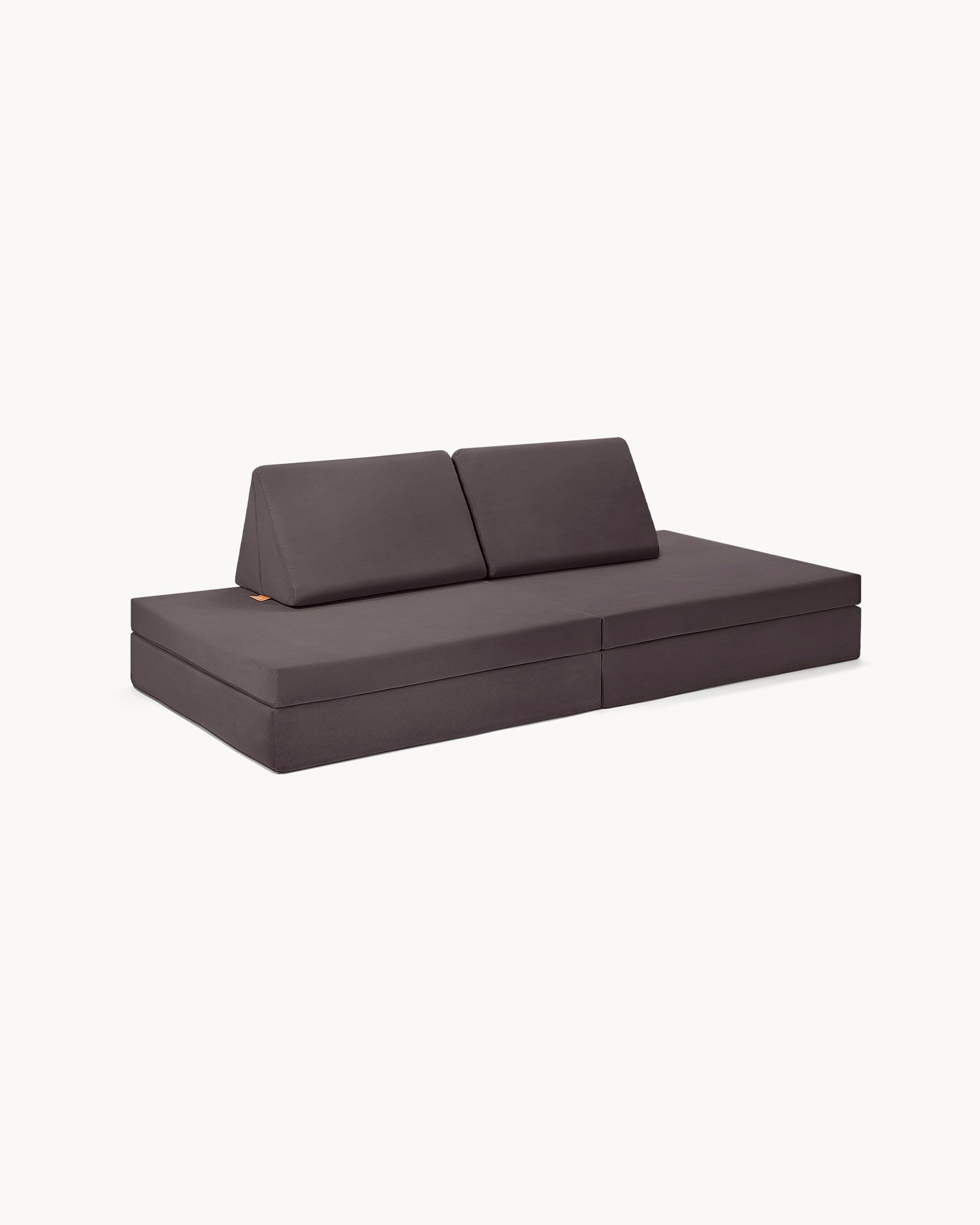 Divano modulare per bambini in velluto