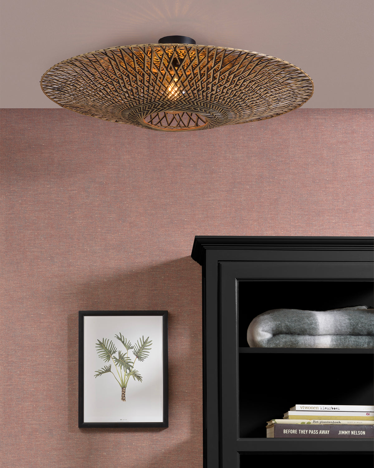 Lampada da soffitto in bambù Bali
