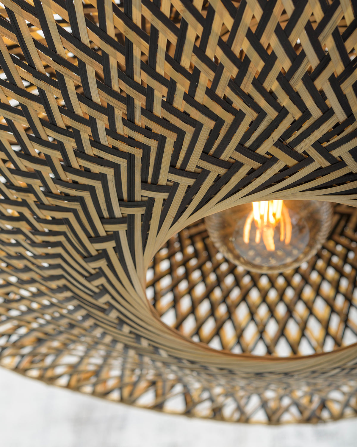 Lampada da soffitto in bambù Bali
