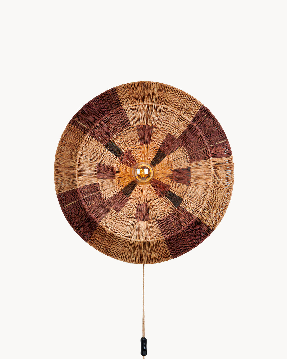 Lampada da parete in juta Serengeti