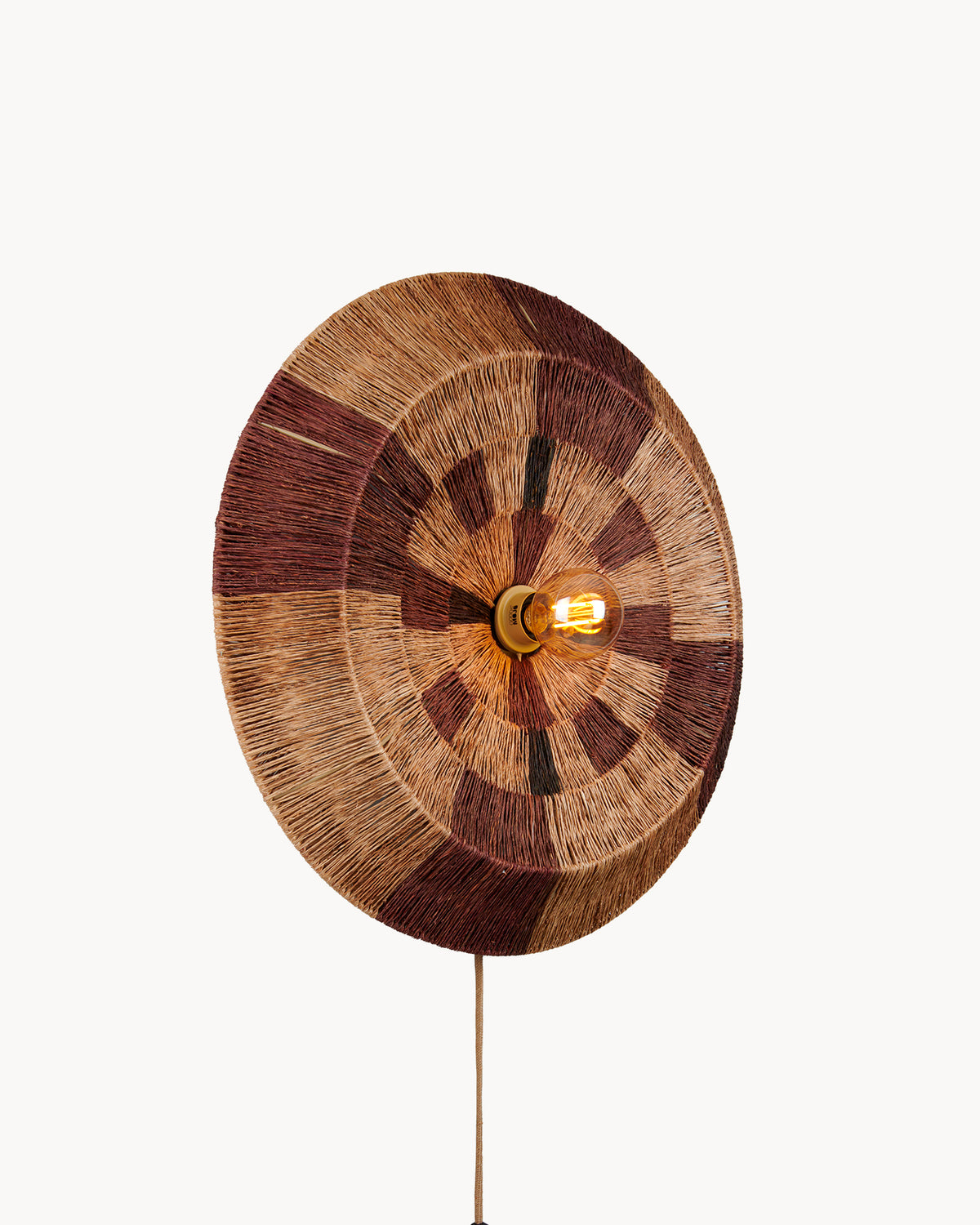 Lampada da parete in juta Serengeti
