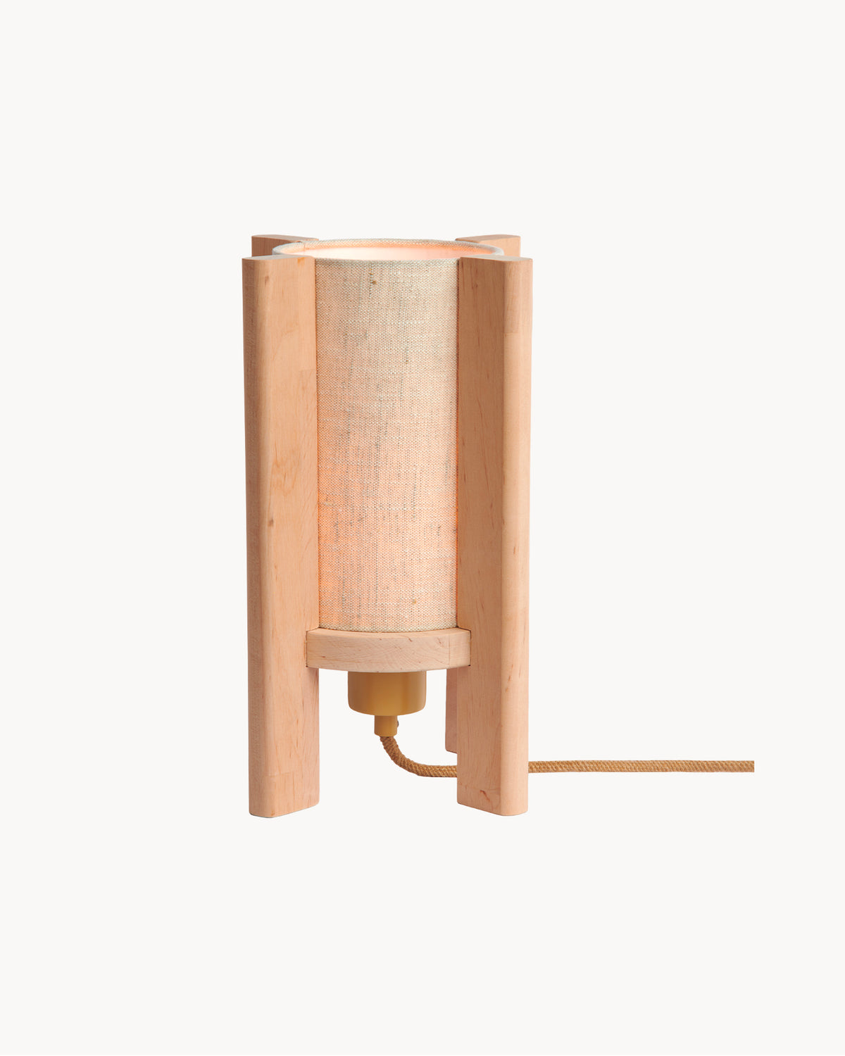 Lampada da tavolo in legno di ontano Corsica