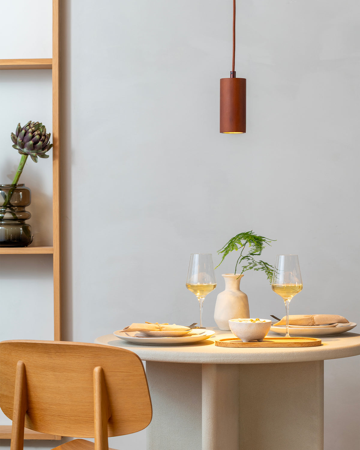 Lampada a sospensione in bambù Java