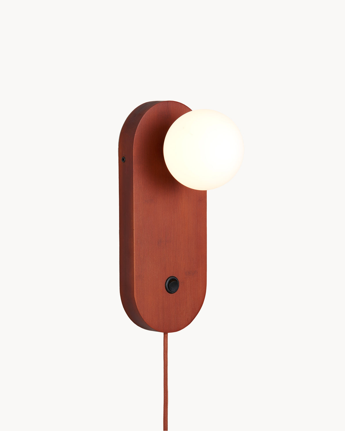 Lampada da parete in bambù Java